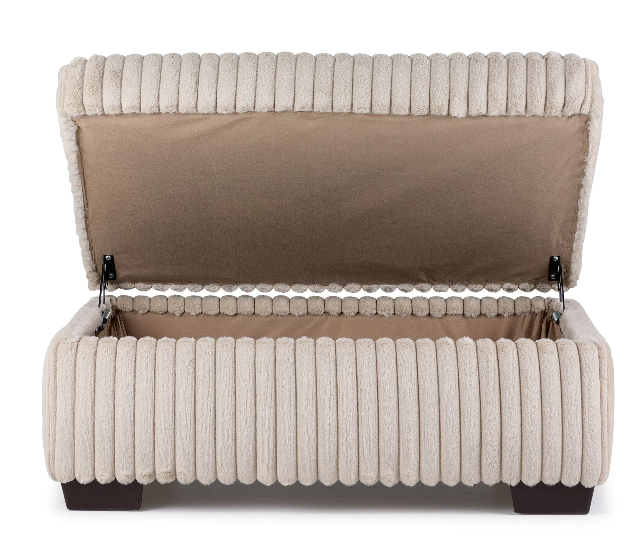 Tuscan Storage Ottoman - Grey - Image 4