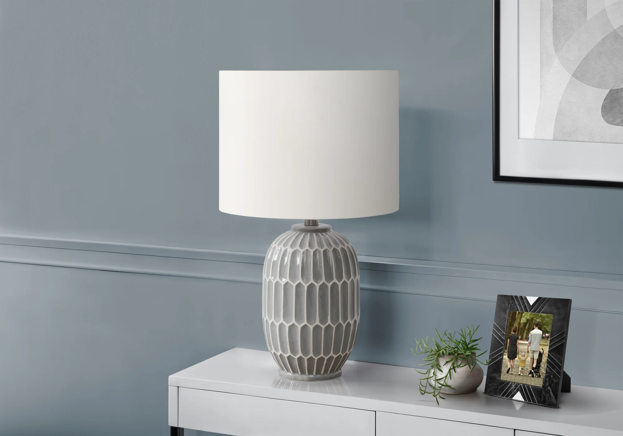 Tyne Table Lamp - Grey - Image 3