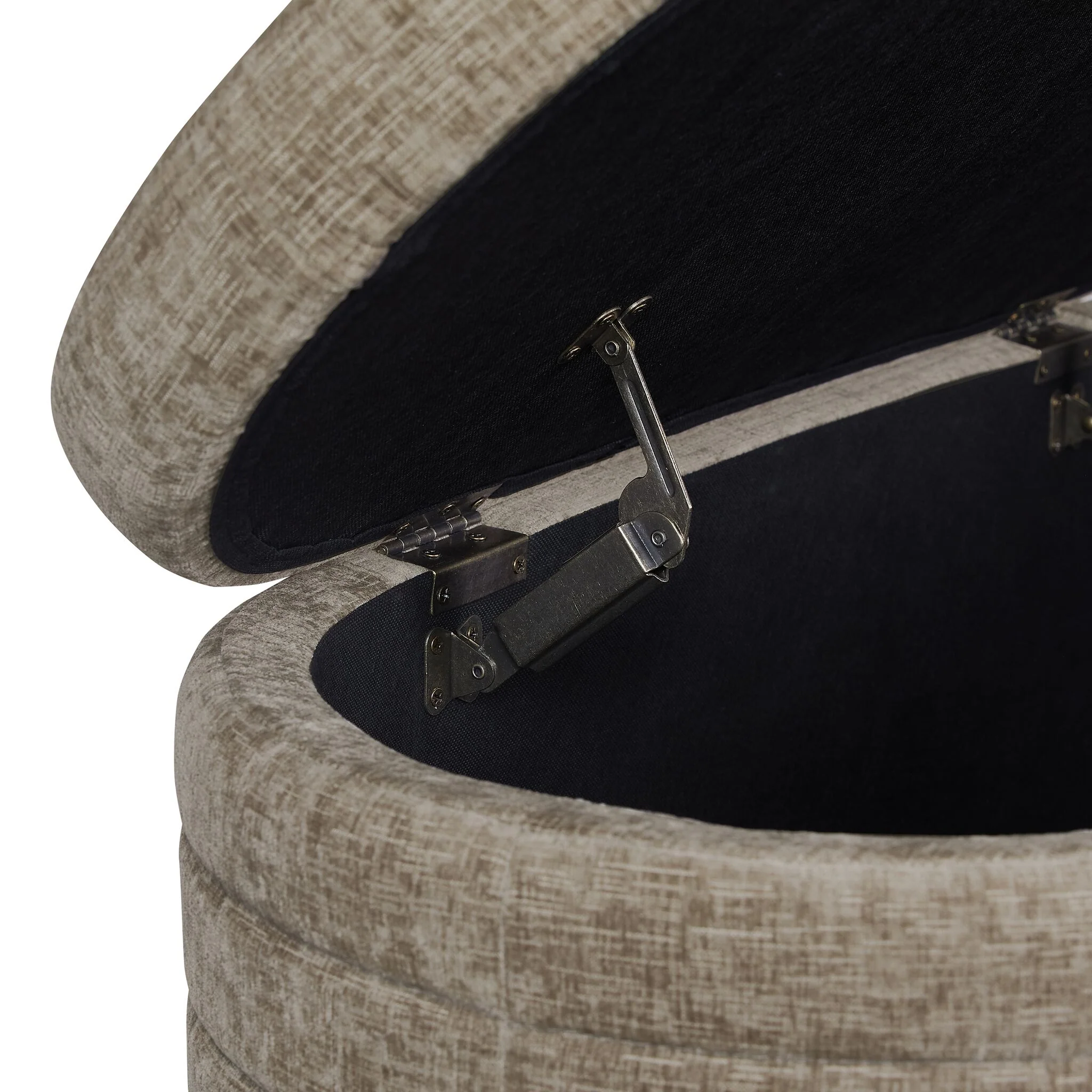 Uden Storage Ottoman - Dark Grey - Image 6