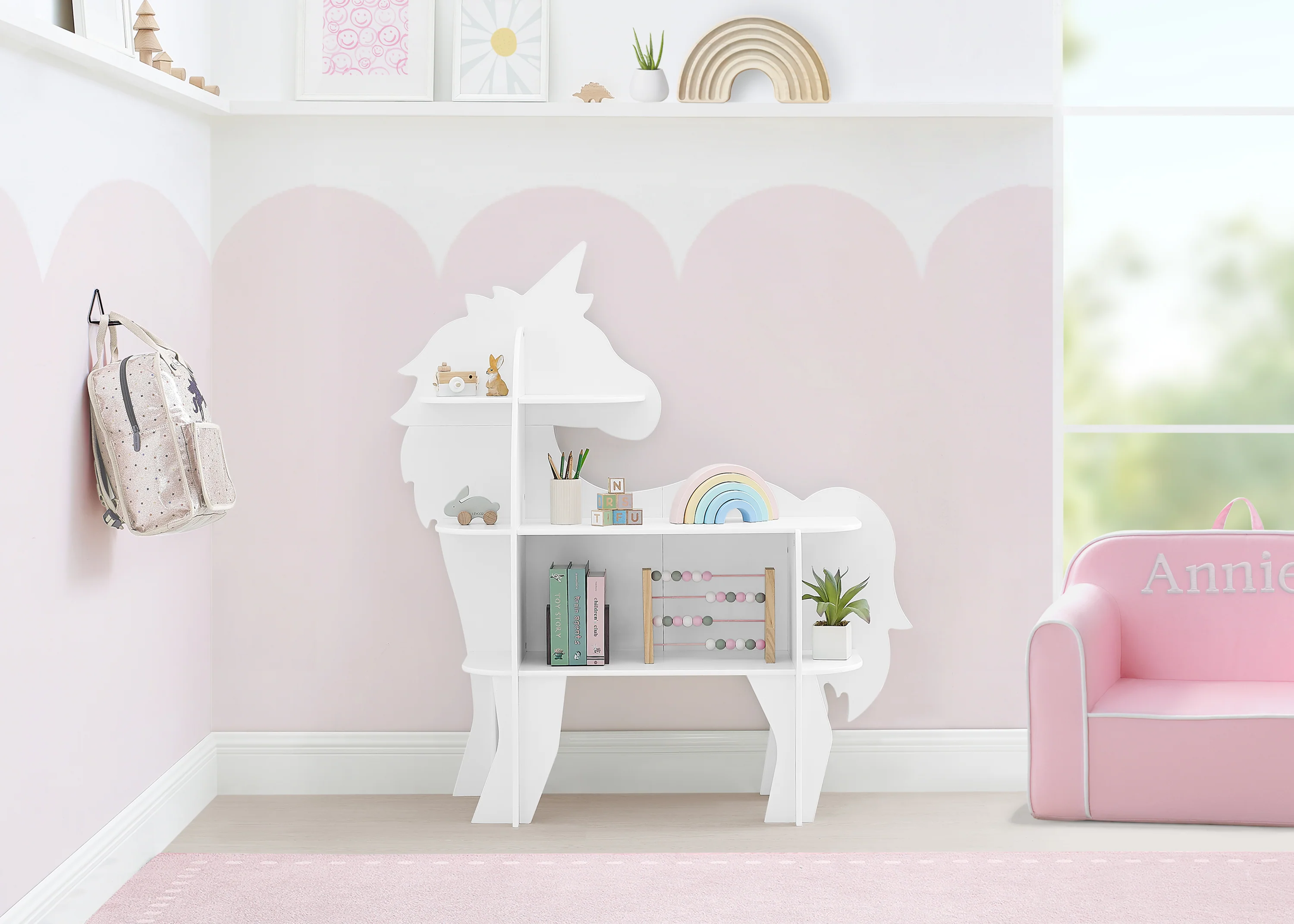 Unicorn Bookcase - White - Image 2