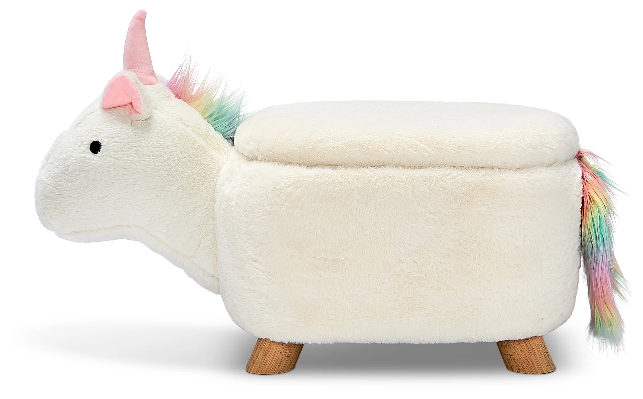 Unicorn Storage Ottoman - White - Image 3