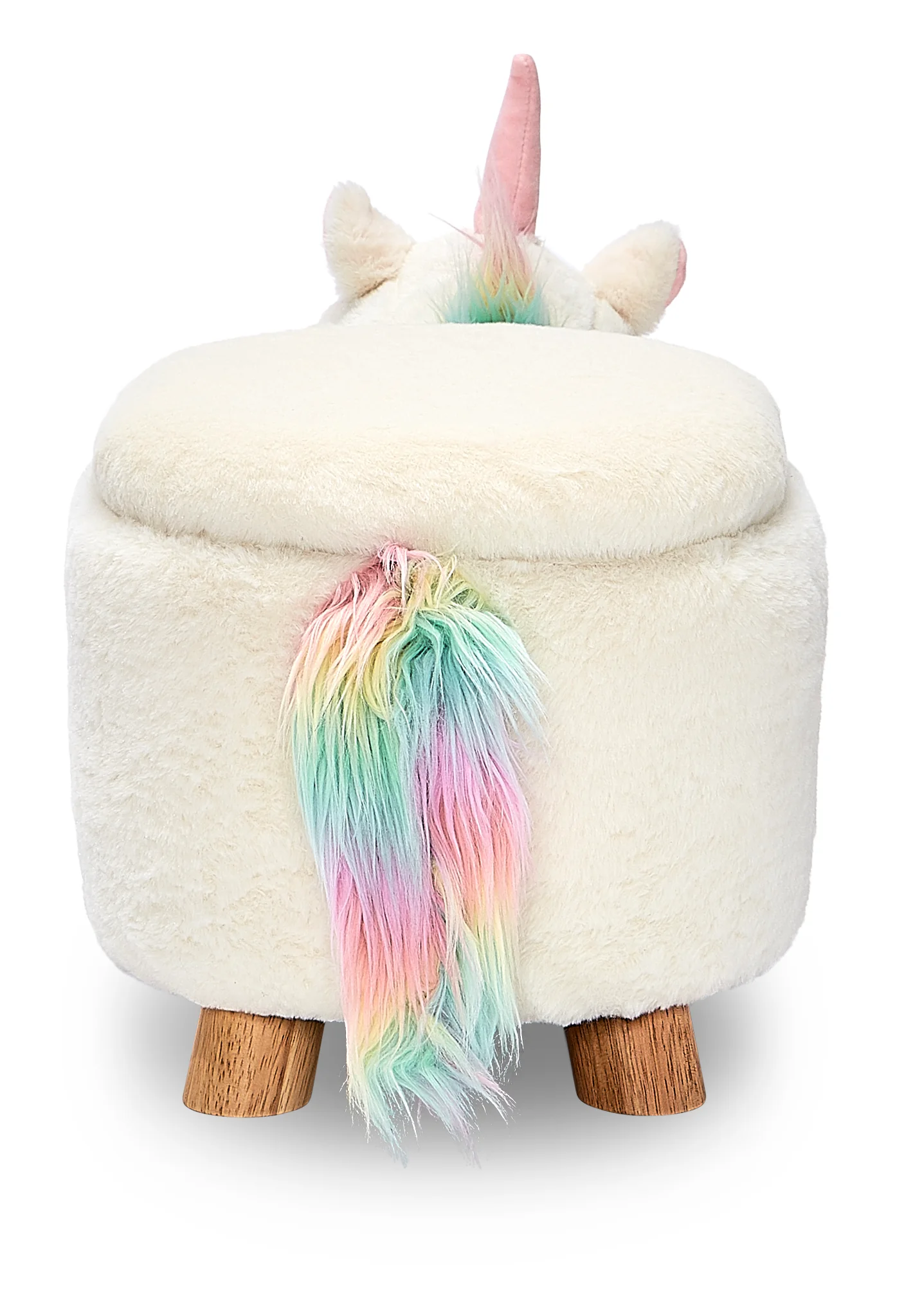 Unicorn Storage Ottoman - White - Image 4