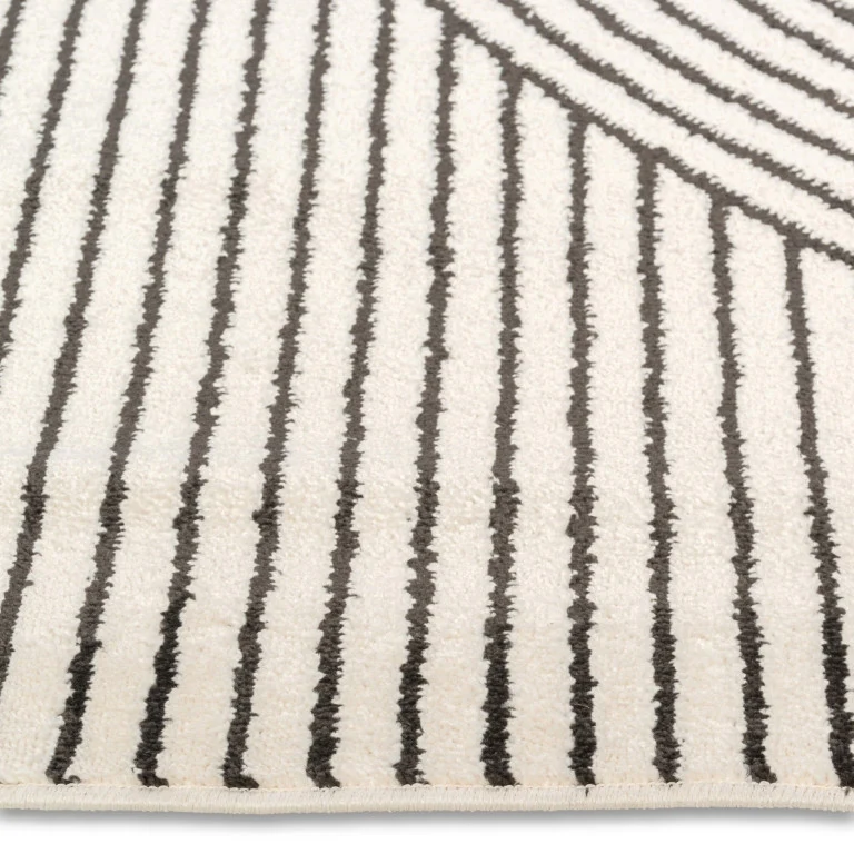 Urbane Arches Rug - 5' x 8' - Black - Image 4