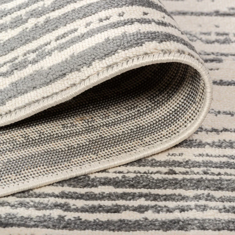 Urbane Stripes Rug - 5' x 8' - Grey - Image 5