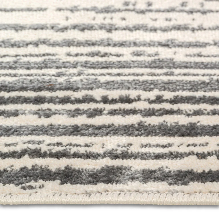 Urbane Stripes Rug - 6' x 9' - Grey - Image 4