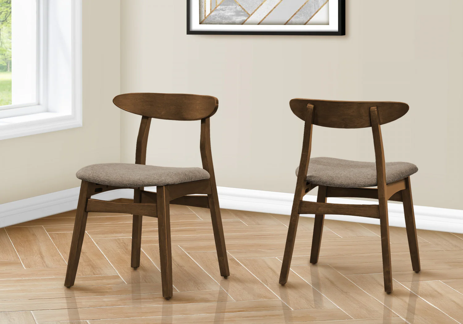 Valencia Dining Chair - Walnut - Set Of Two - Image 2