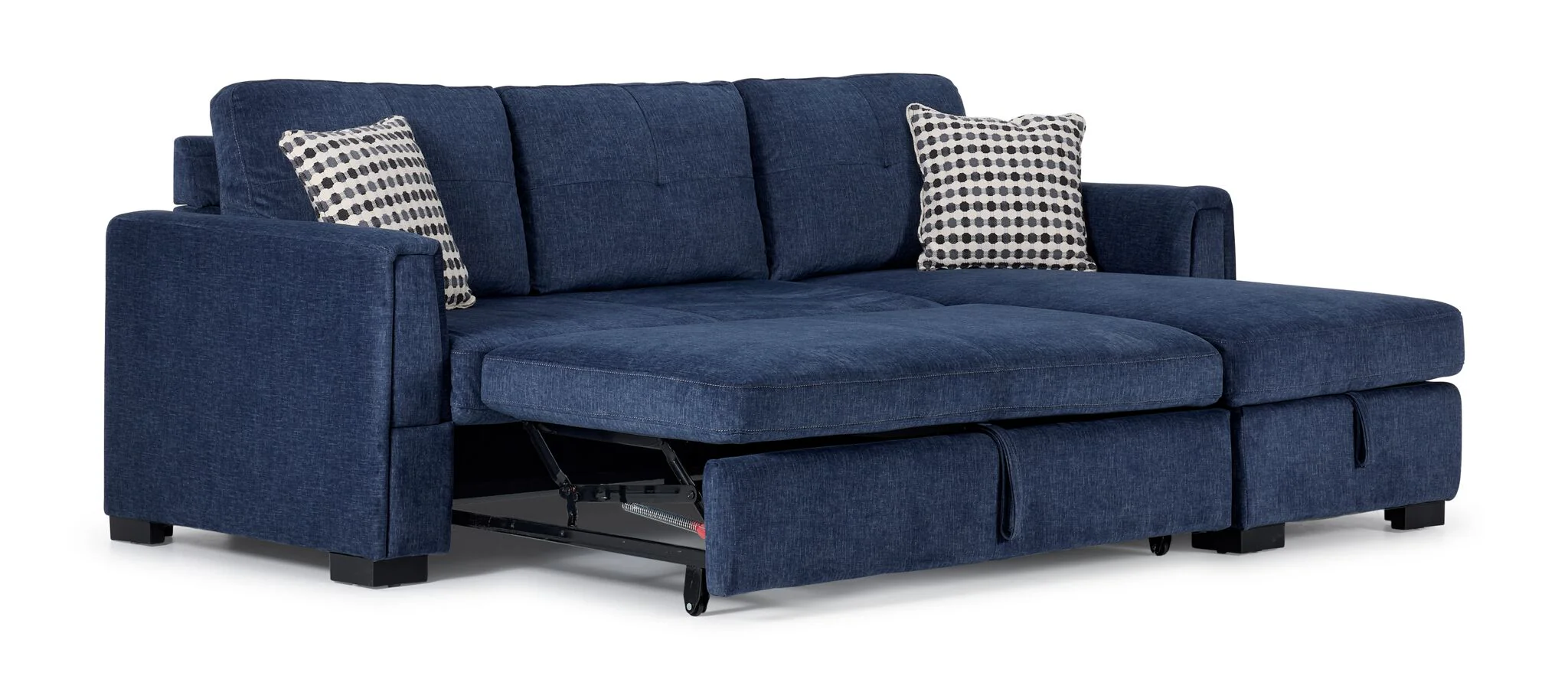 Vance Pop-Up Sofa Bed - Blue - Image 3