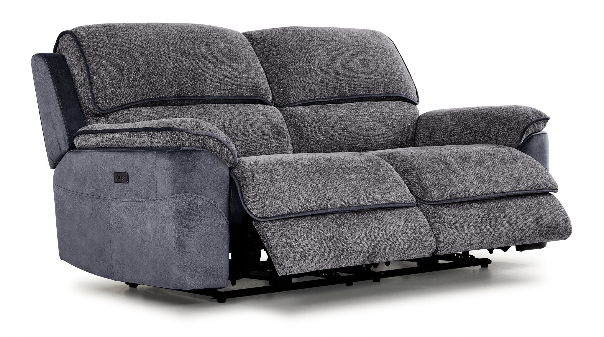 Vandelay Power Reclining Sofa - Blue - Image 3