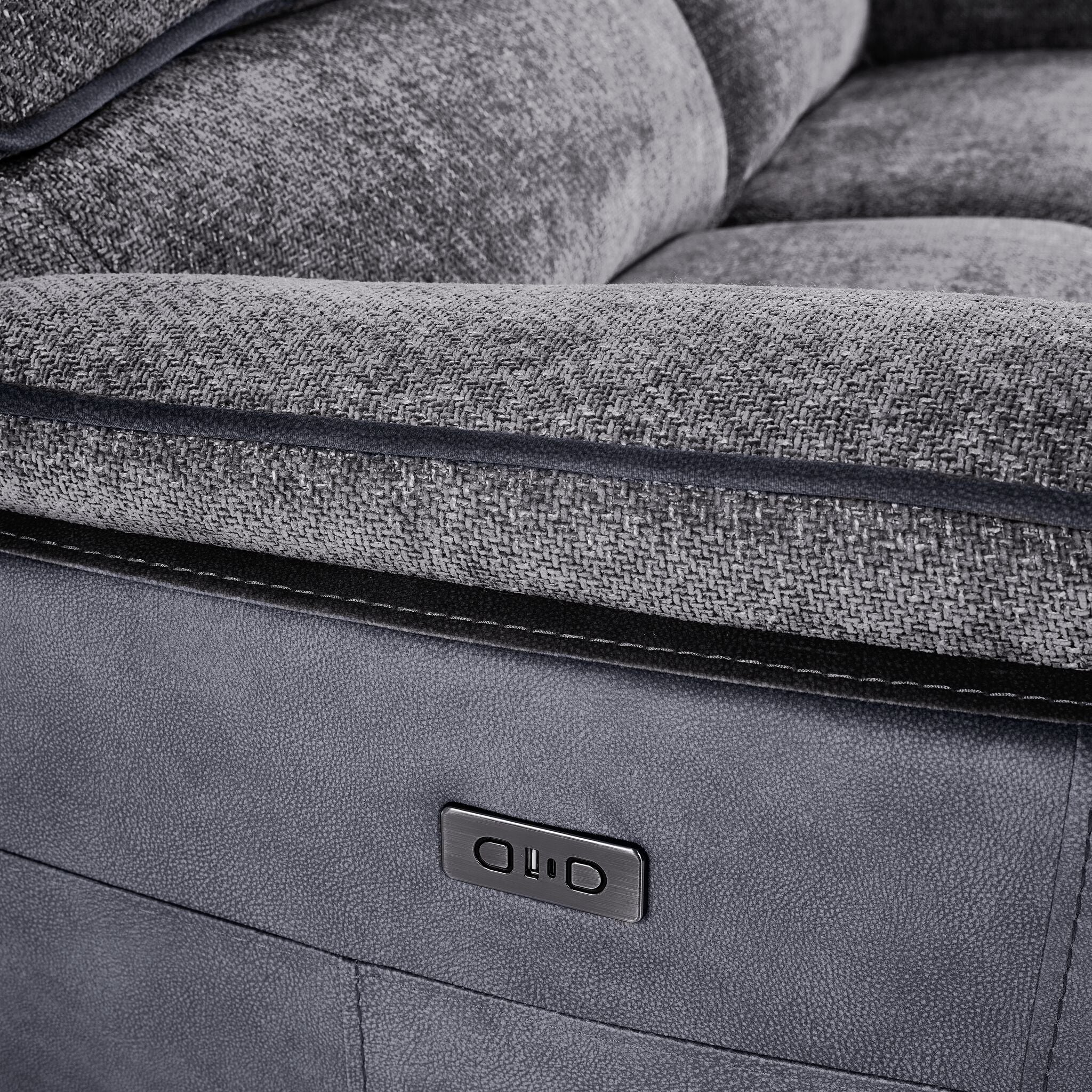 Vandelay Power Reclining Sofa - Blue - Image 5