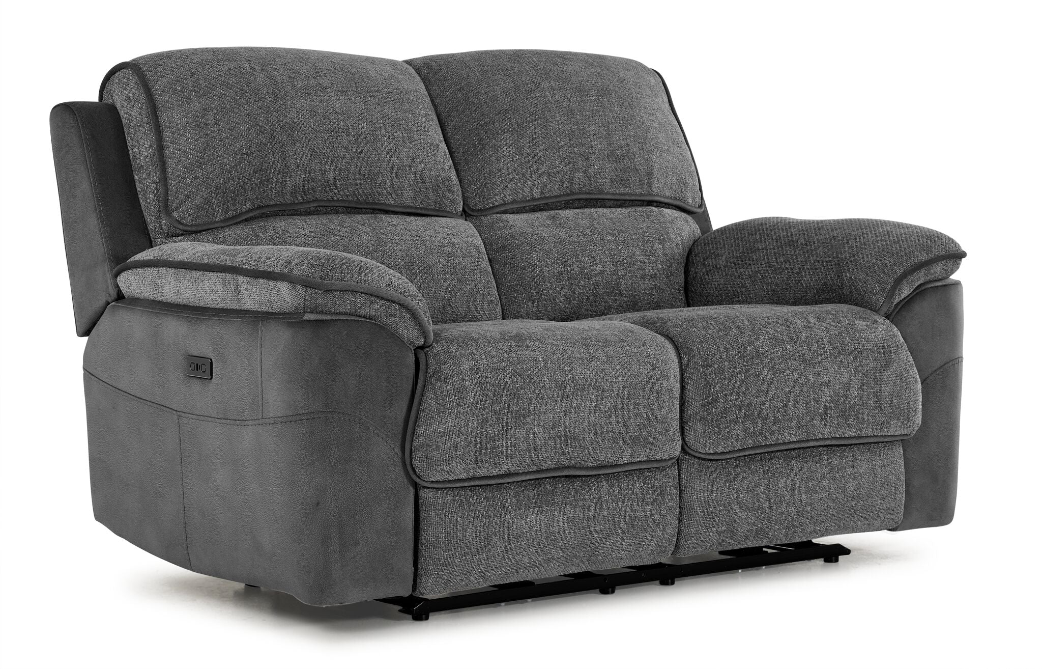 Vandelay Power Reclining Sofa and Loveseat Set - Grey - Image 3