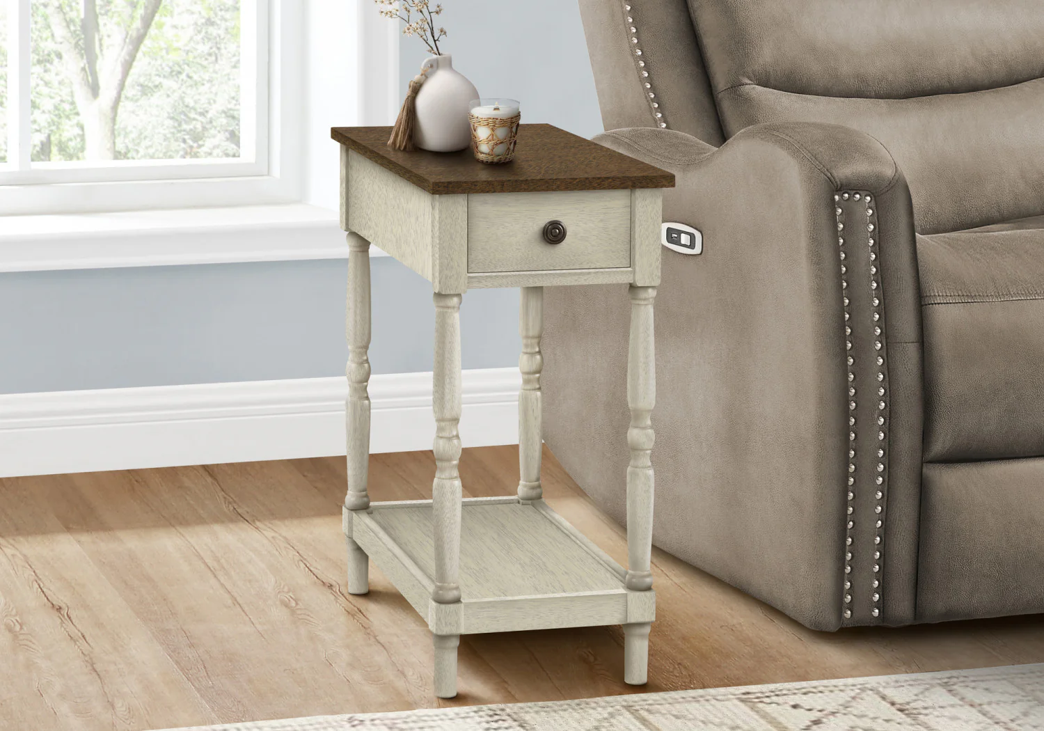 Vanta Side Table - White - Image 2