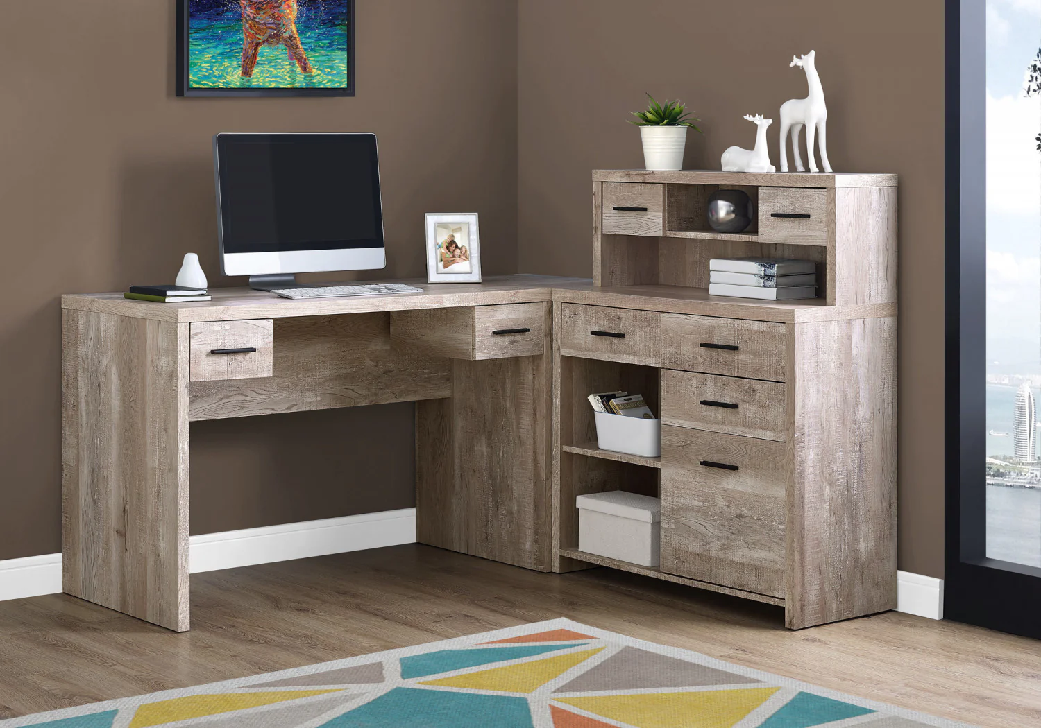 Varo Desk - Light Taupe - Image 2