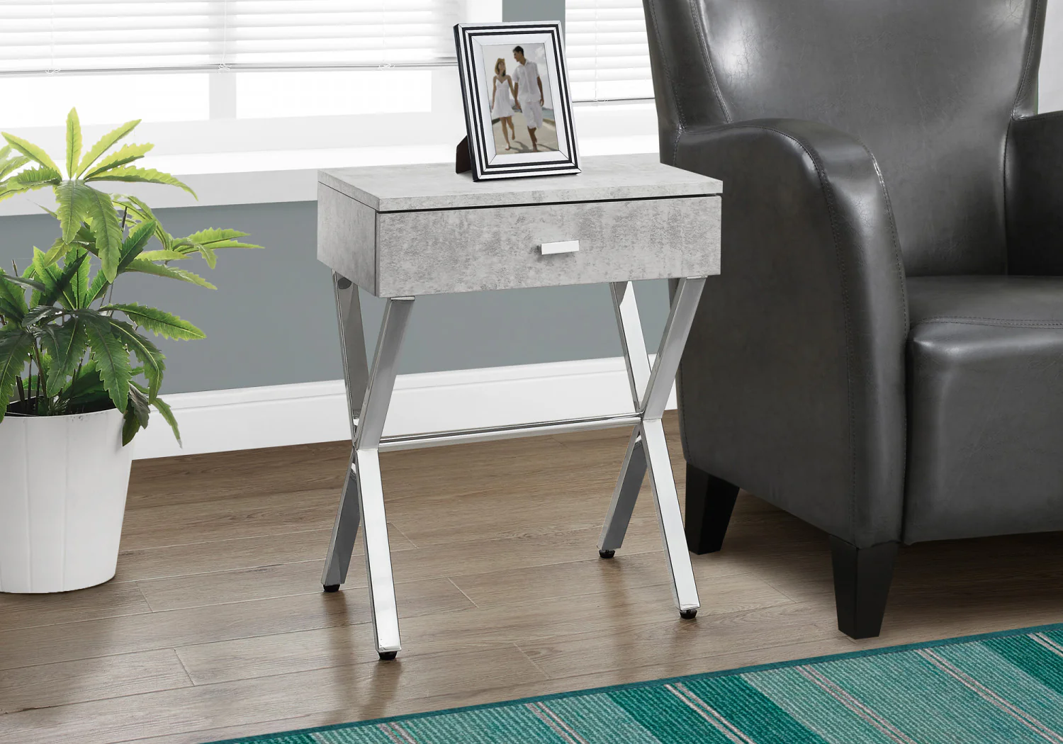 Vell Side Table - Grey - Image 2