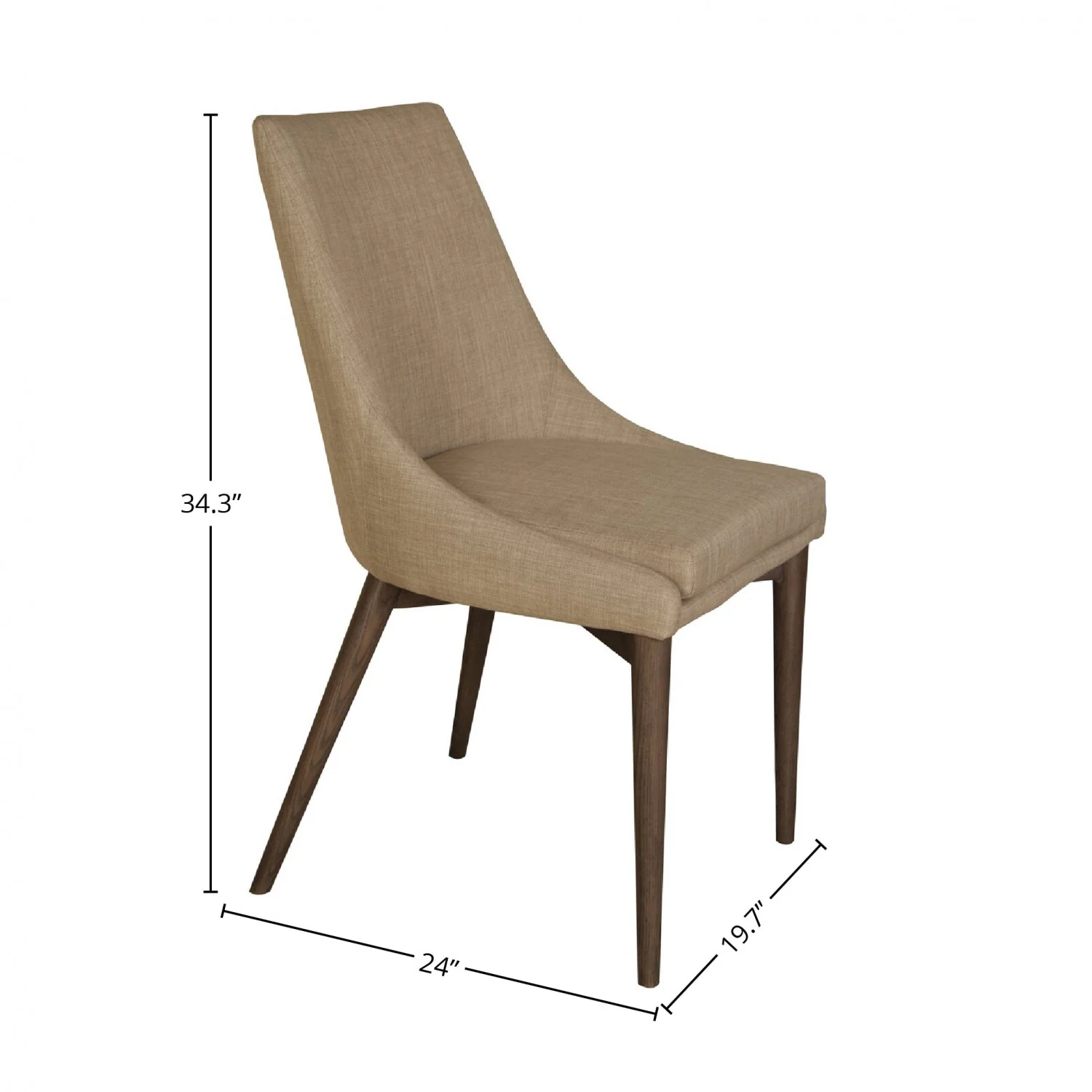 Vellaro Side Chair - Beige - Set of Two - Image 12