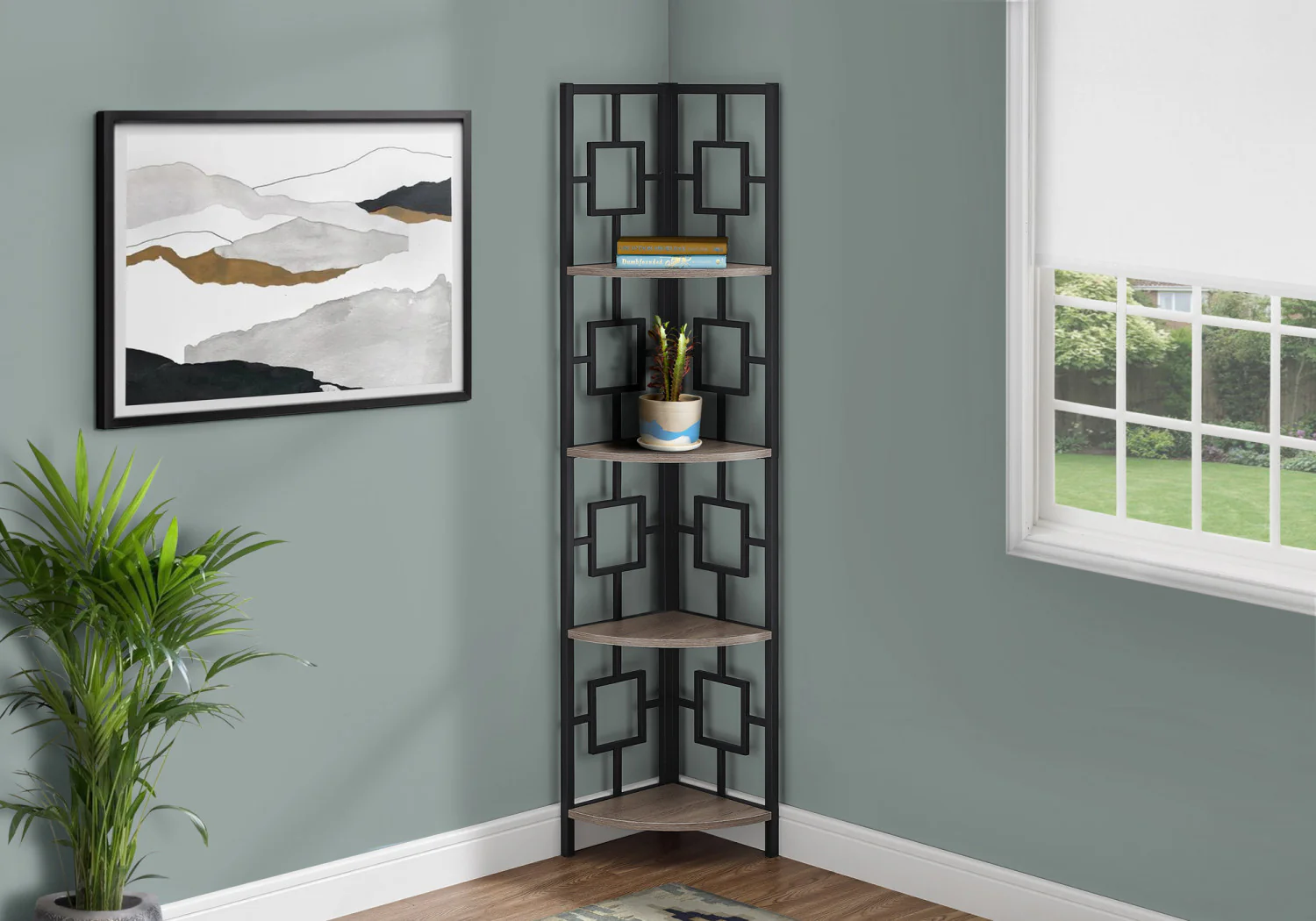 Venn Bookcase - Dark Taupe - Image 12