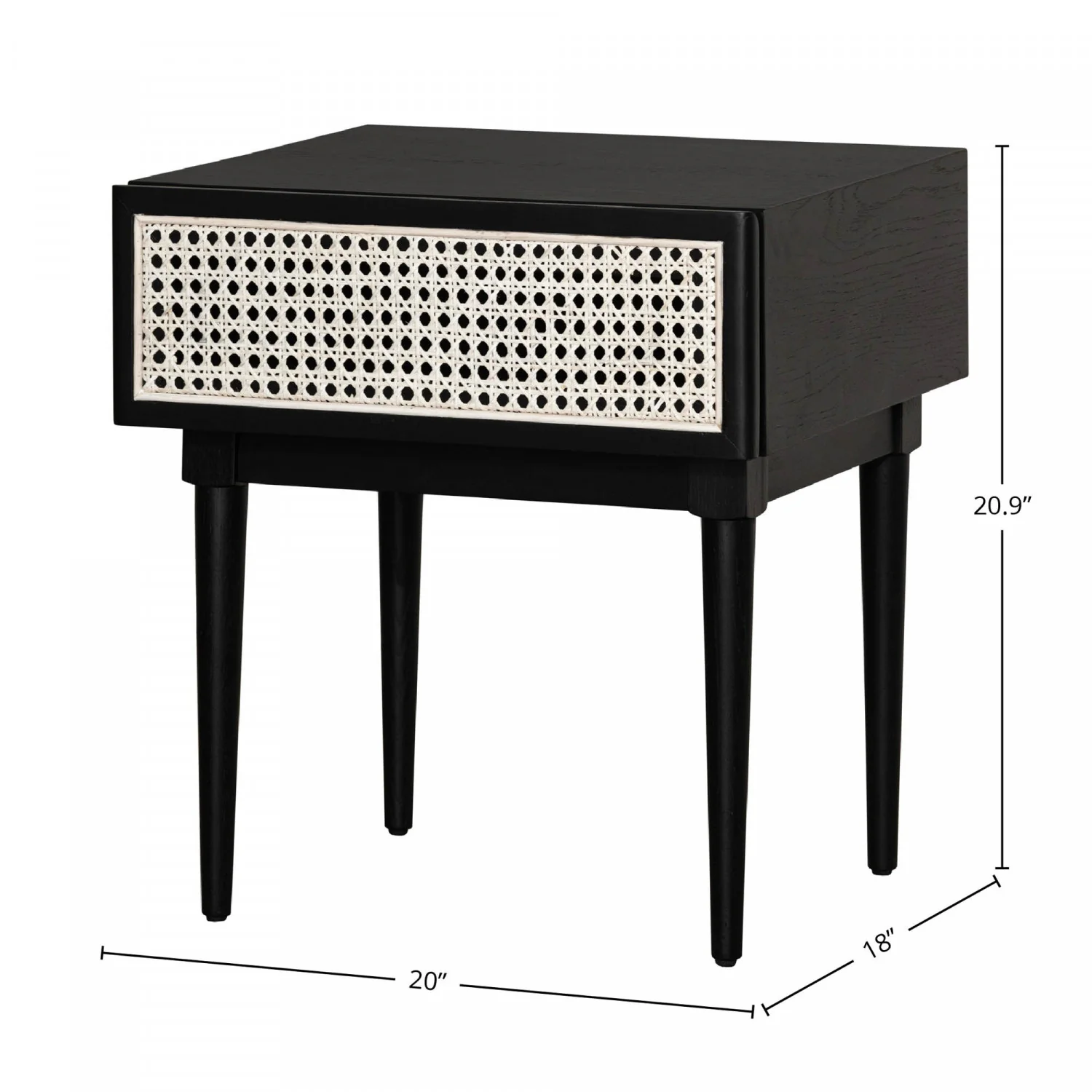 Verano Side Table - Matte Black - Image 3