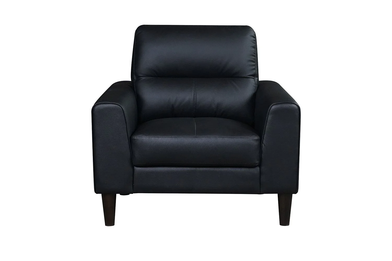 Verissimo Leather Chair - Black - Image 3