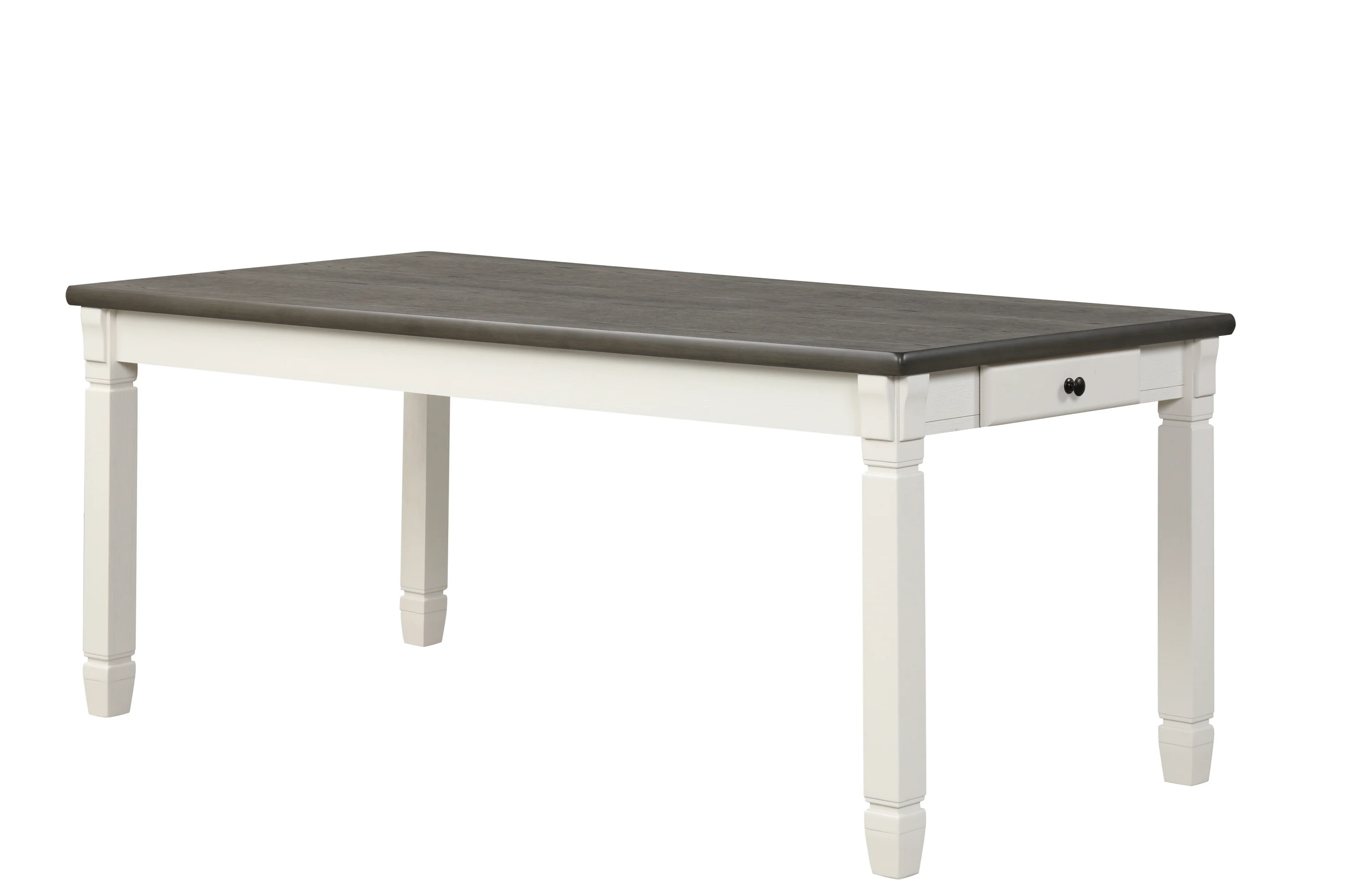 Vespera 5-Piece Dining Set - Brownish Grey, White - Image 2