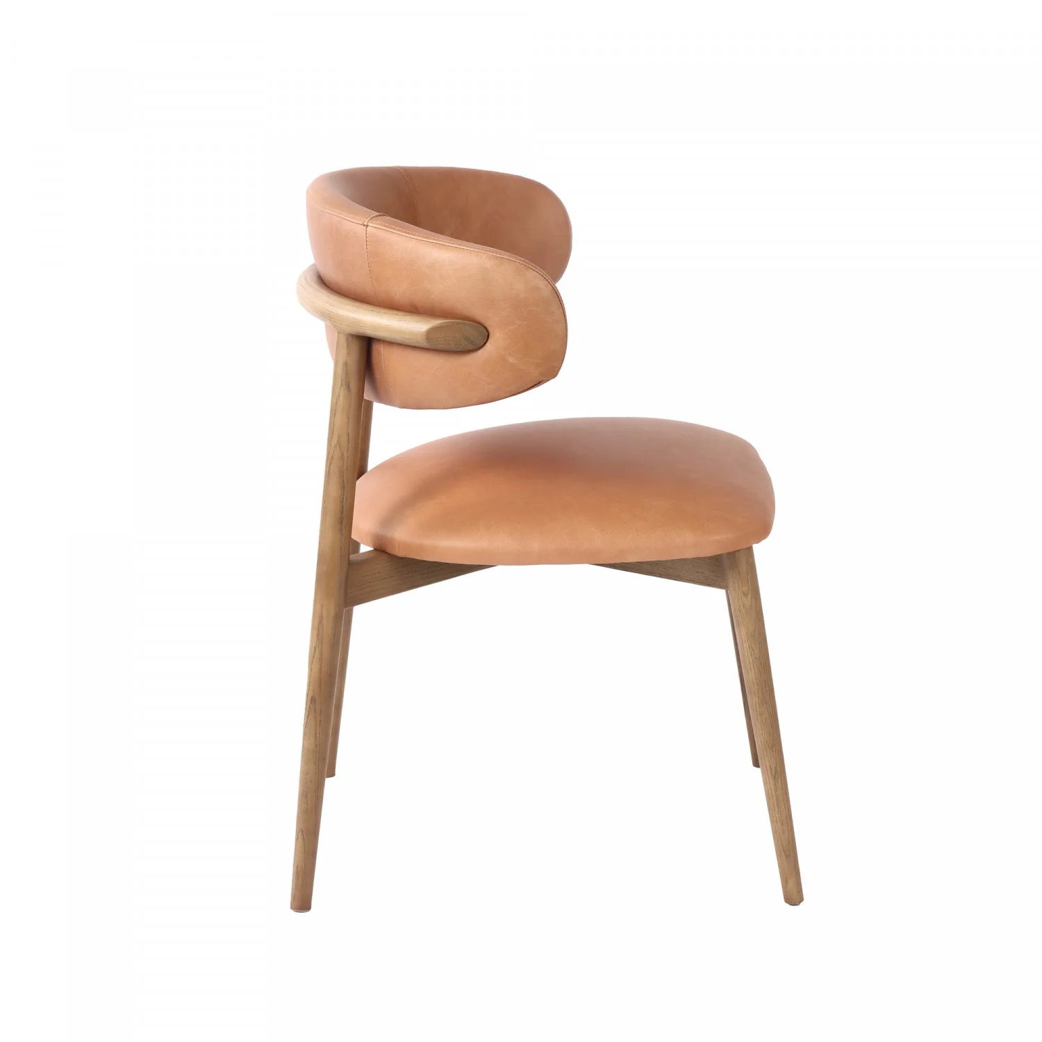 Veyda Dining Chair - Hazelnut - Image 4