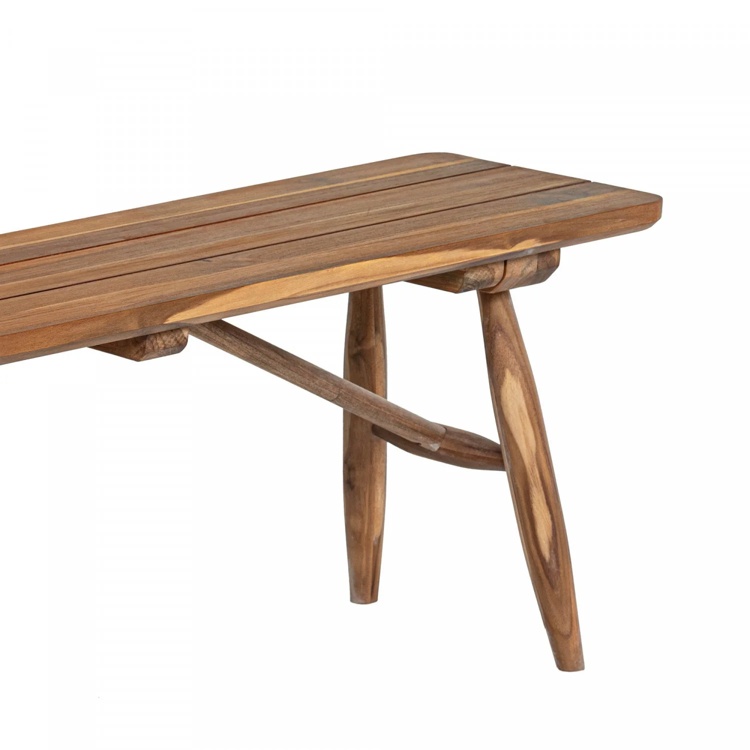 Veylor Outdoor Dining Bench - Brown - Image 5