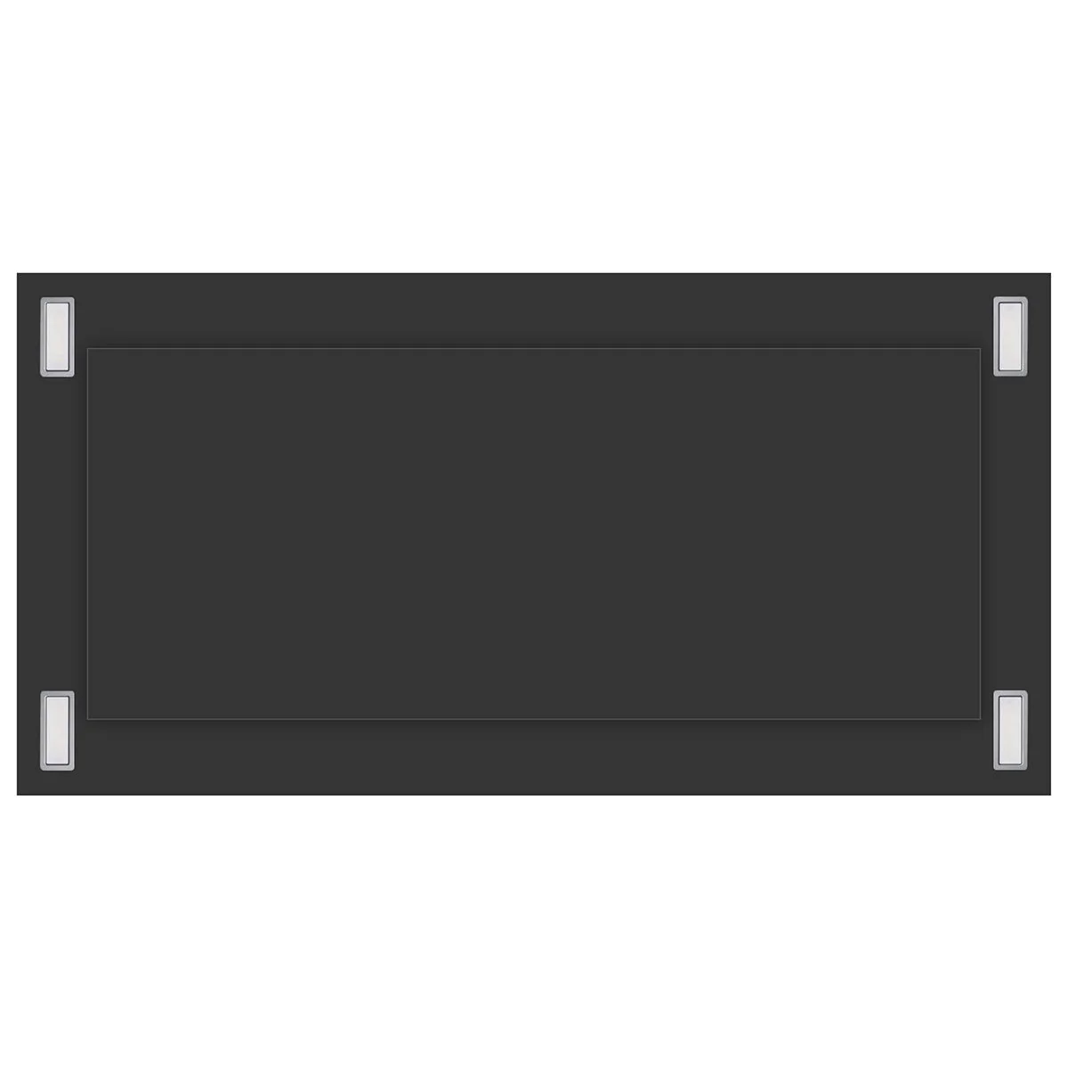 VICTORY Matte Black 600 CFM Flush Ceiling Range Hood - Sunset-BK - Image 4