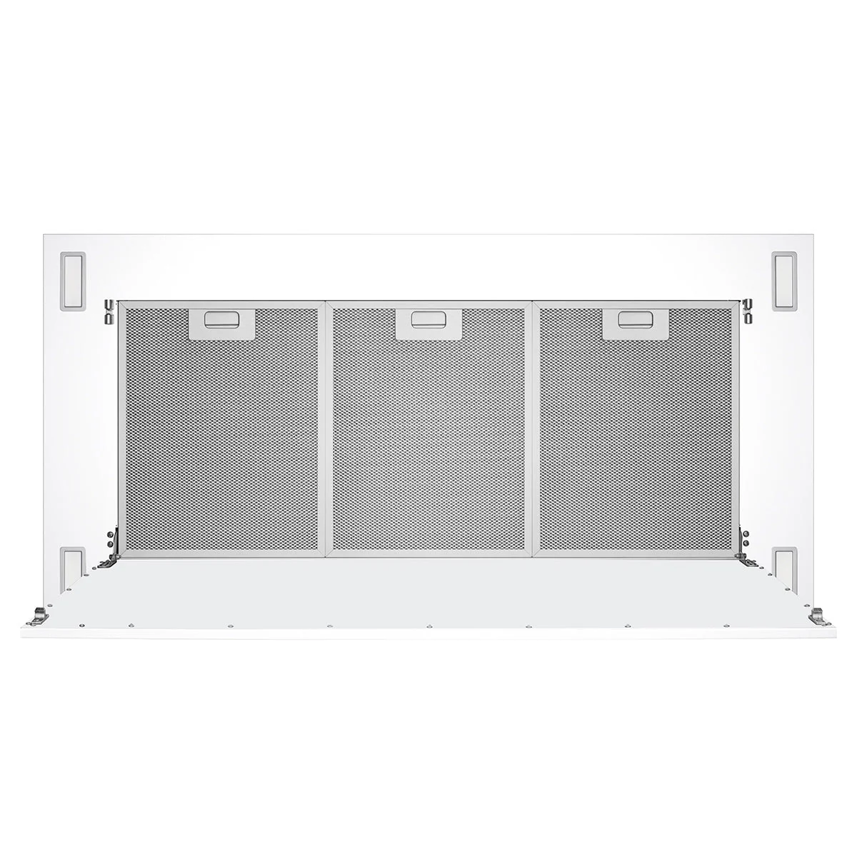 VICTORY Matte White 600 CFM Flush Ceiling Range Hood - Sunset-WH - Image 6