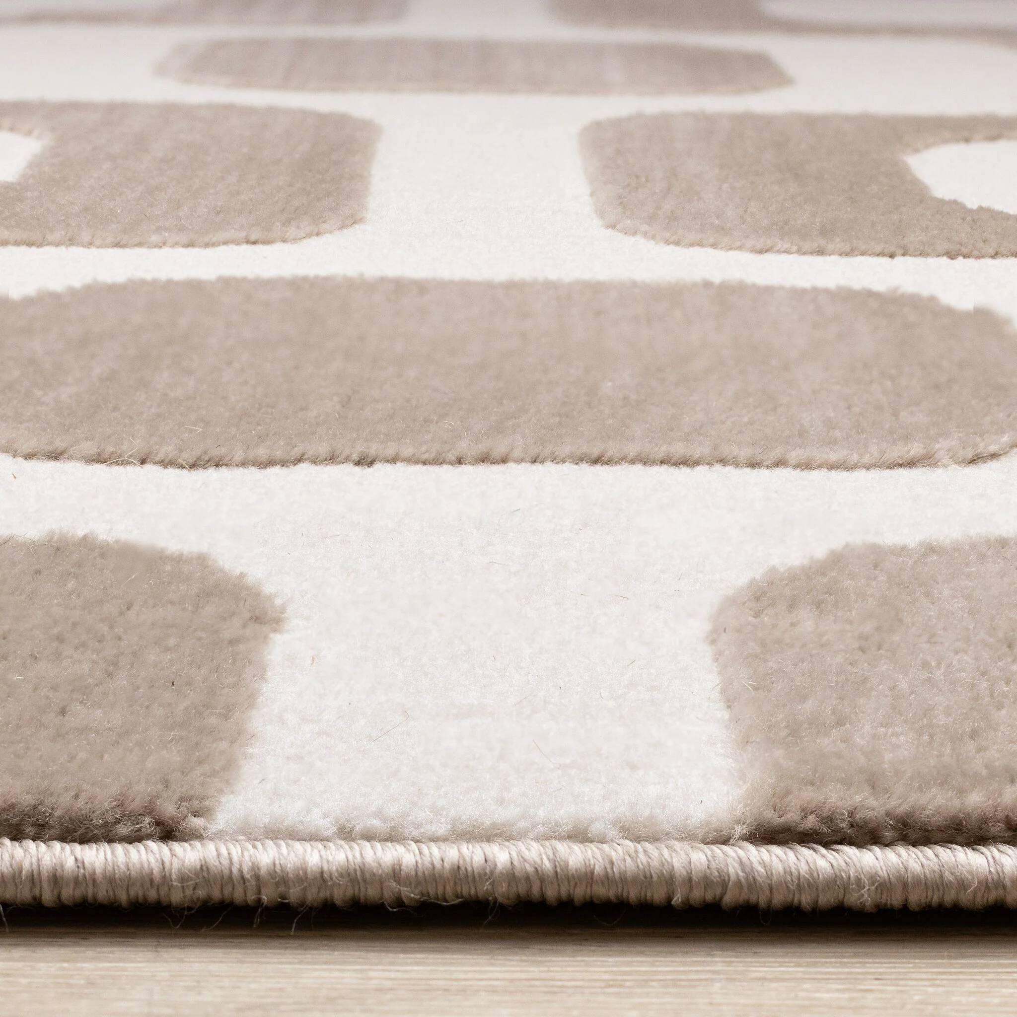 Vintage Vibes 7'10" x 10'6" Mid-Century Modern Area Rug - Brown, Cream - Image 6