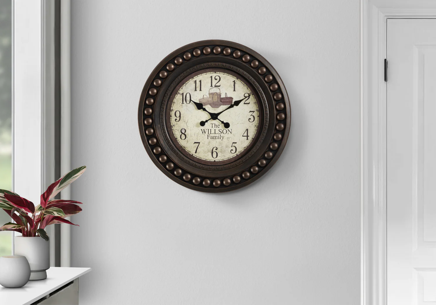Vita Clock - Brown - Image 2