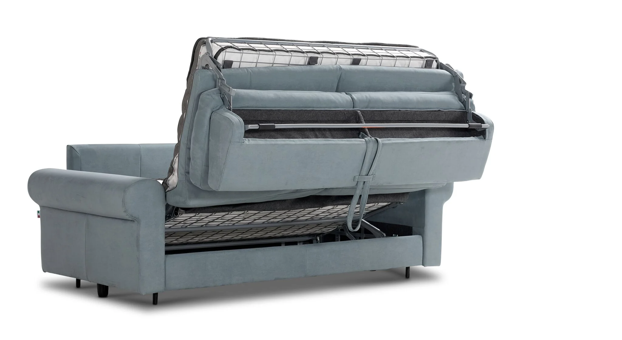 Vito Queen Sofa Bed - Blue - Image 5
