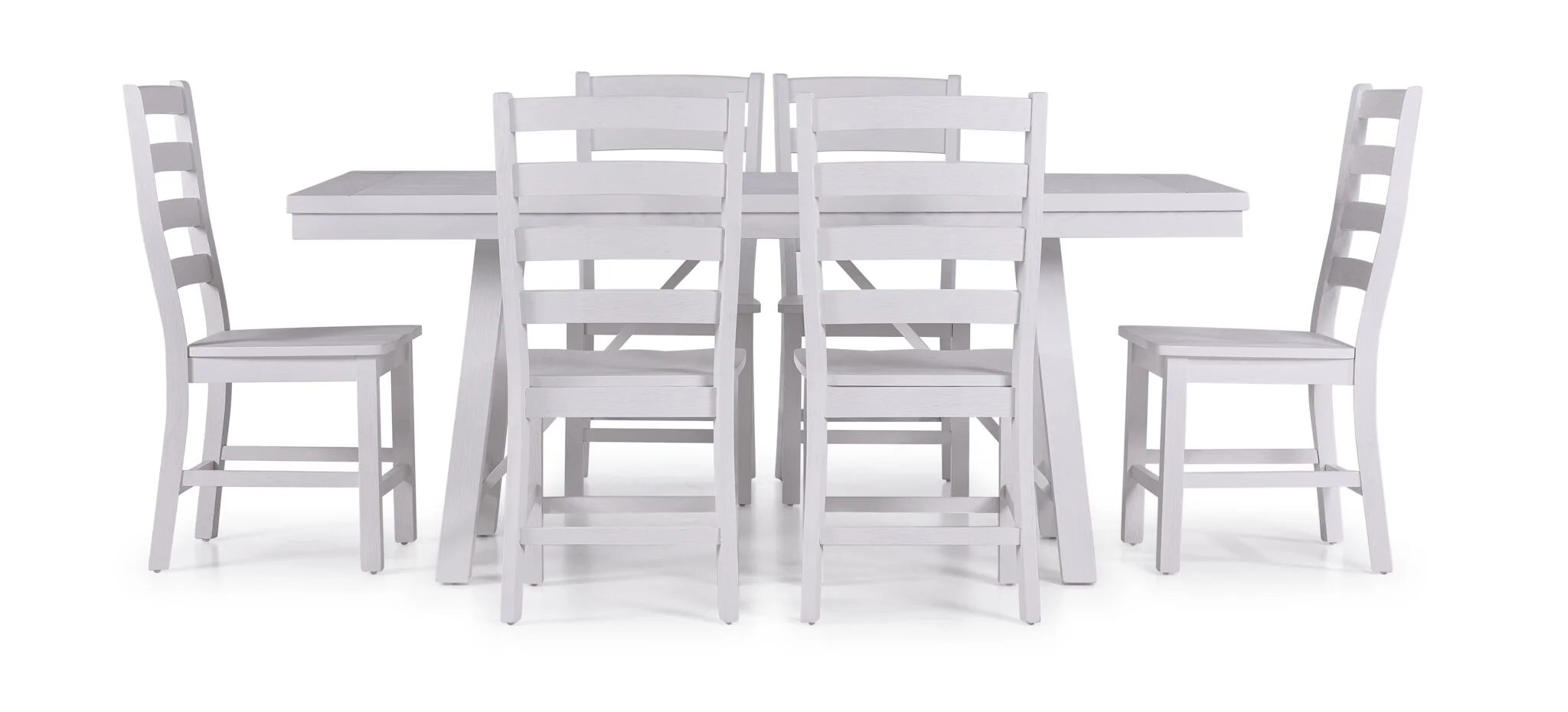 Vivid 7-Piece Dining Set - White - Image 2
