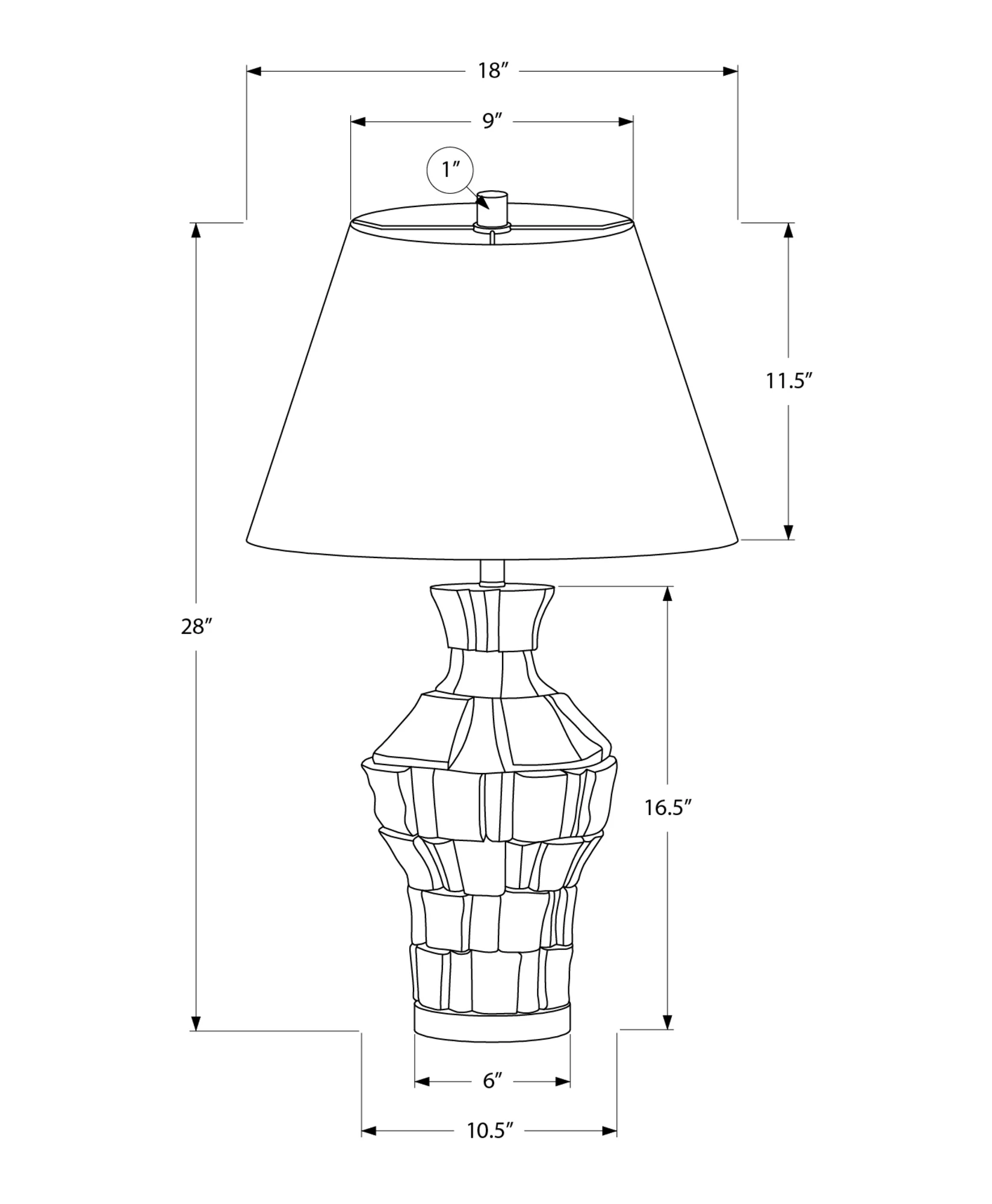 Vixo Table Lamp - Beige - Image 3