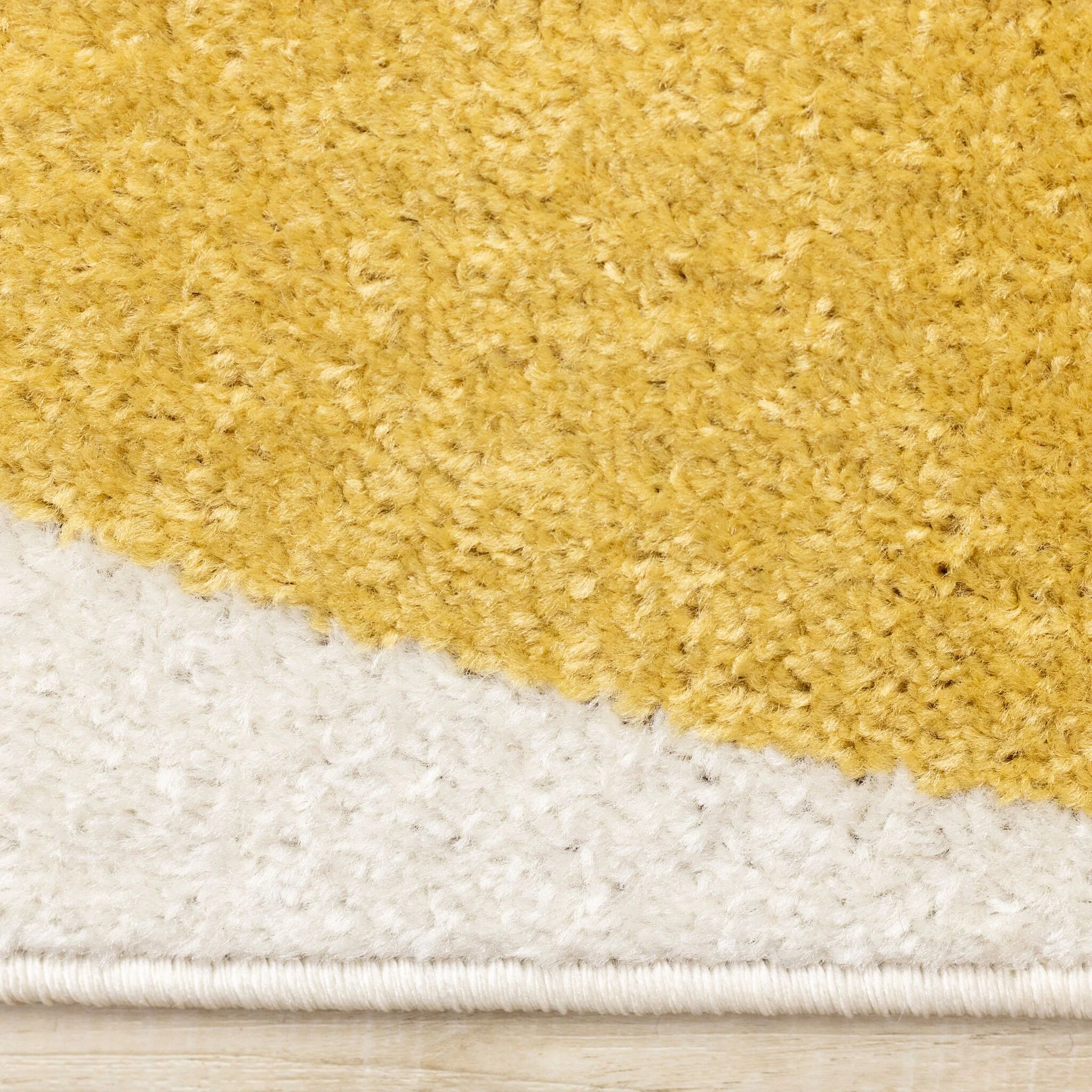 Warm Elements 7'10" x 10'6" Pebbles Design Area Rug - Cream - Image 6