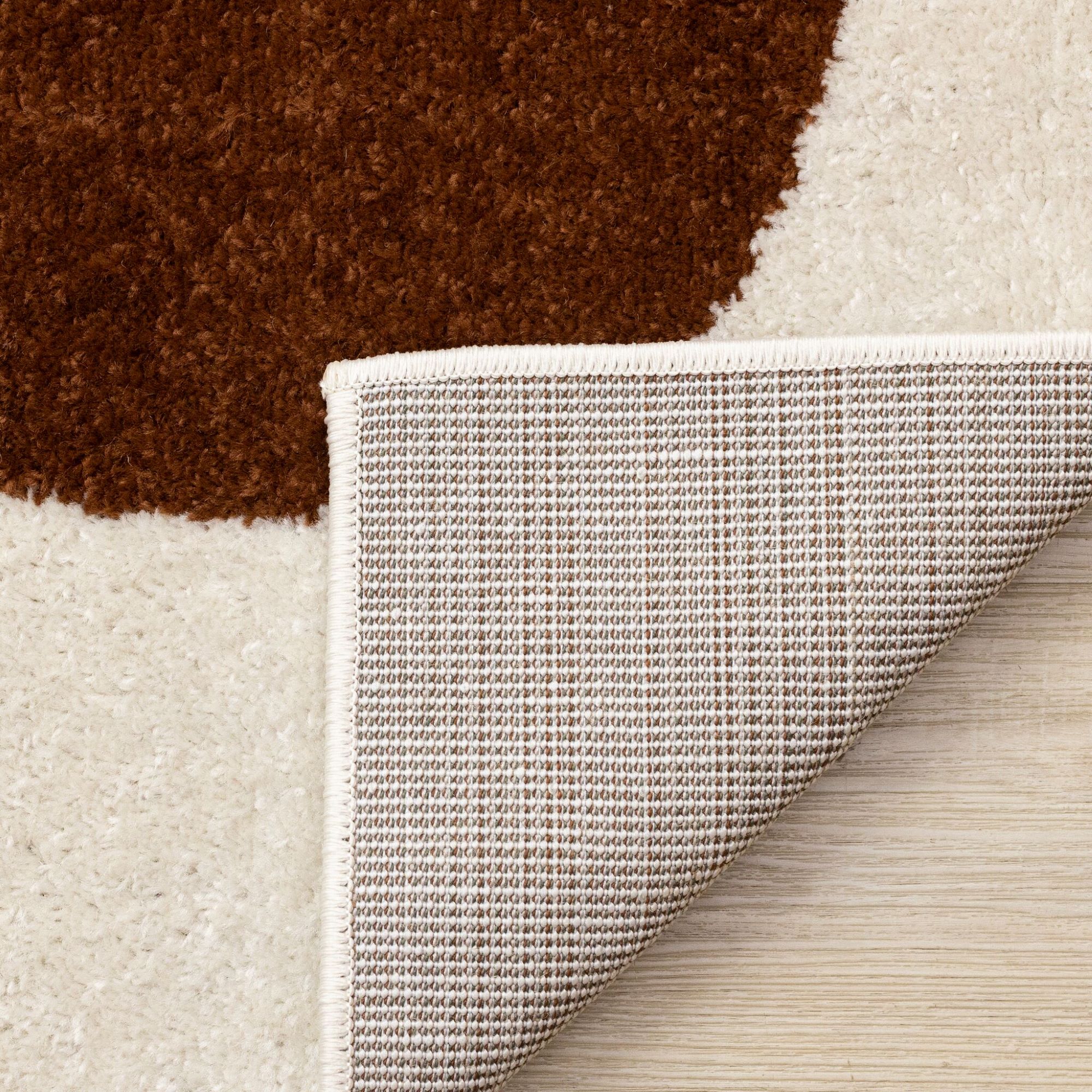 Warm Elements 7'10" x 10'6" Pebbles Design Area Rug - Cream - Image 8