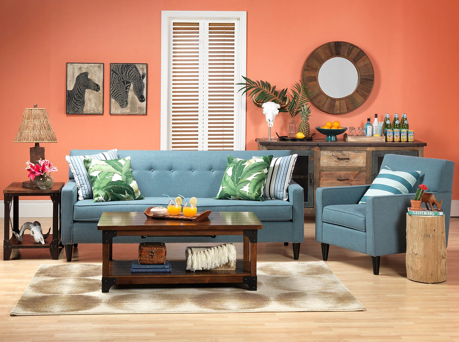 Wellington Coffee Table and End Table - Walnut - Image 2