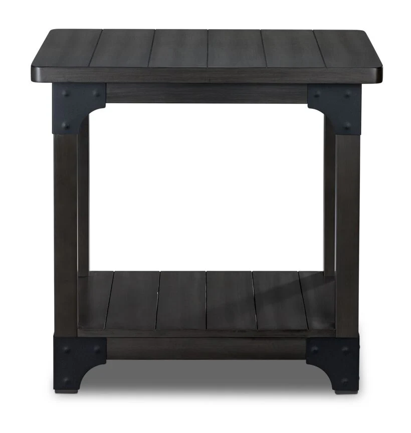 Wellington 46" Coffee Table with 2 End Tables - Grey - Image 5