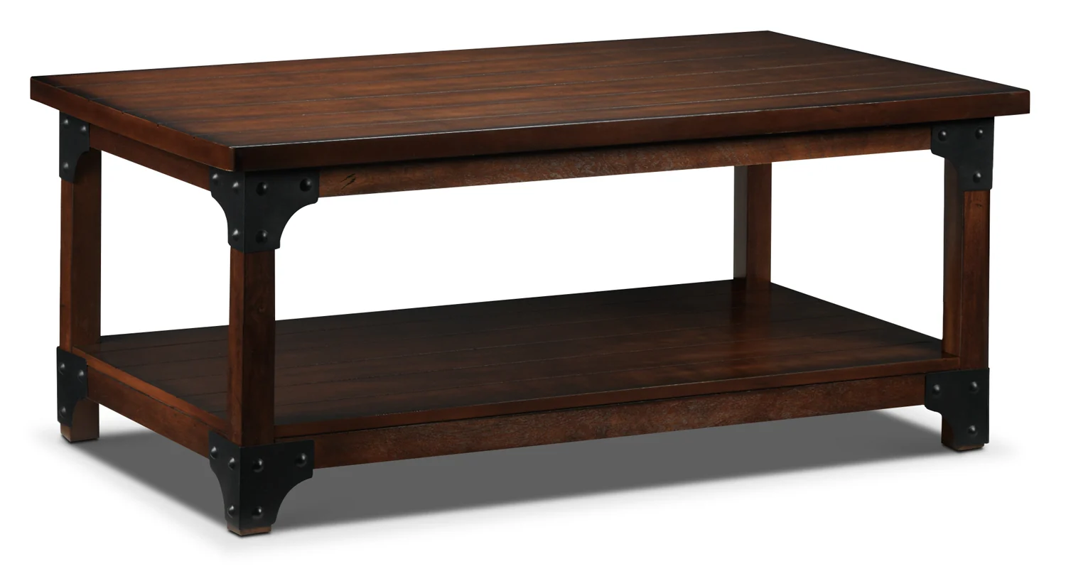 Wellington 46" Coffee Table with 2 End Tables - Walnut - Image 5