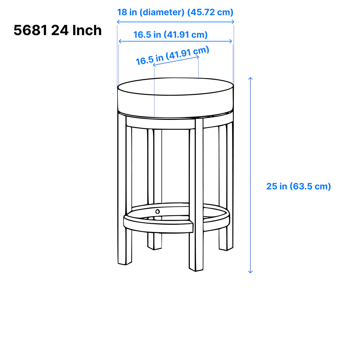 Westby Counter Stool - Grey - Set of Two - Image 5