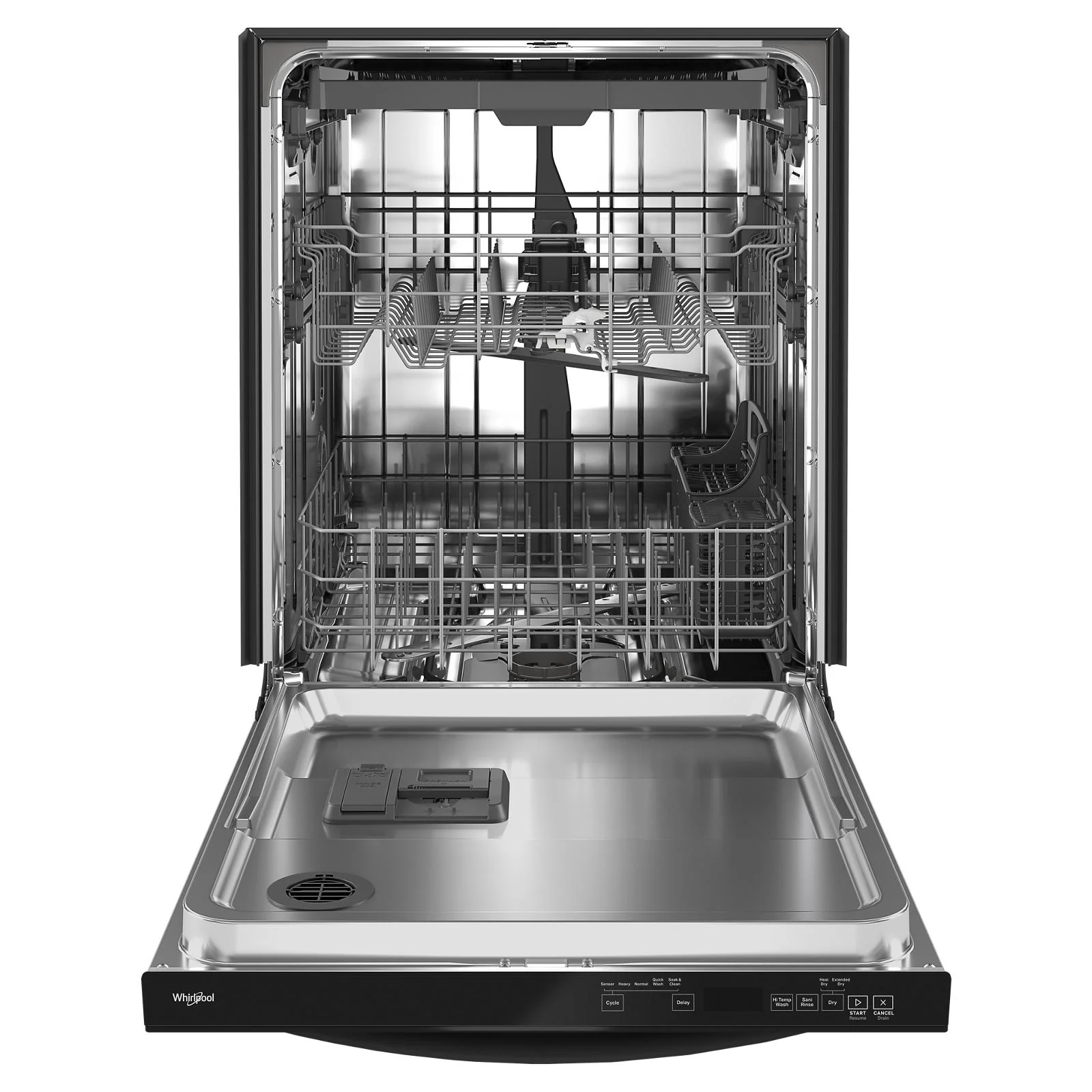 Whirlpool 24" Black Large Capacity Dishwasher with 3rd Rack (47 dBA) - WDT750SAKB - Image 2