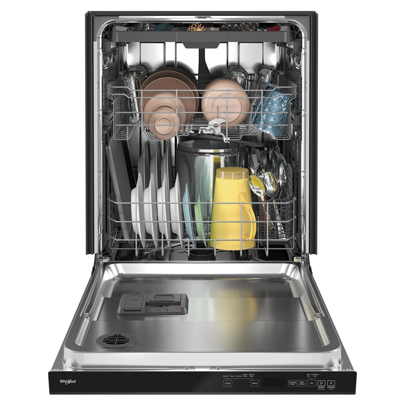 Whirlpool 24" Black Stainless Dishwasher with 3rd Rack (47 dBA) - WDTA50SAKV - Image 5