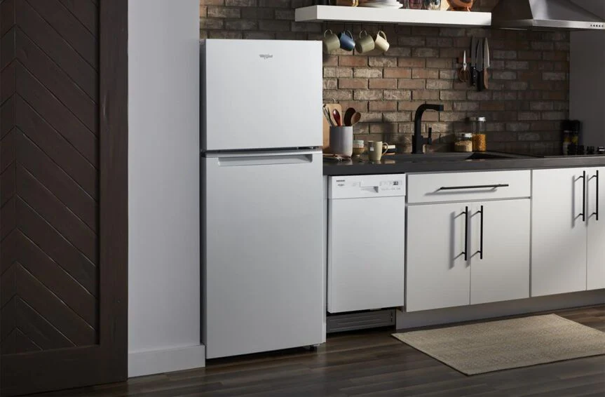 Whirlpool 24" 11.6 Cu. Ft. White Counter-Depth Top-Freezer Refrigerator - WRT112CZJW - Image 4