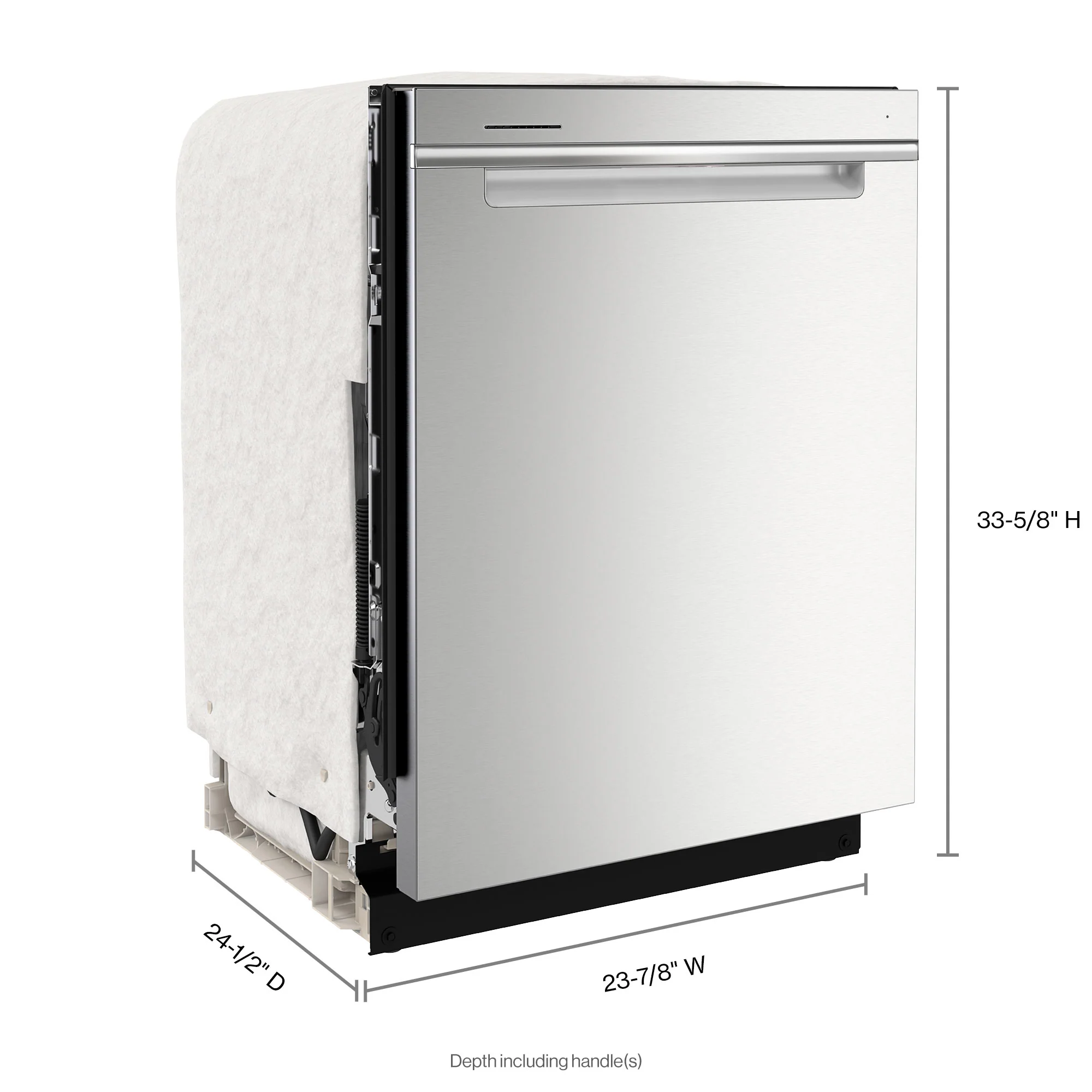 Whirlpool 24" Fingerprint Resistant Stainless Steel Dishwasher with 3rd Rack (47 dBA) - WDTA50SAKZ - Image 10