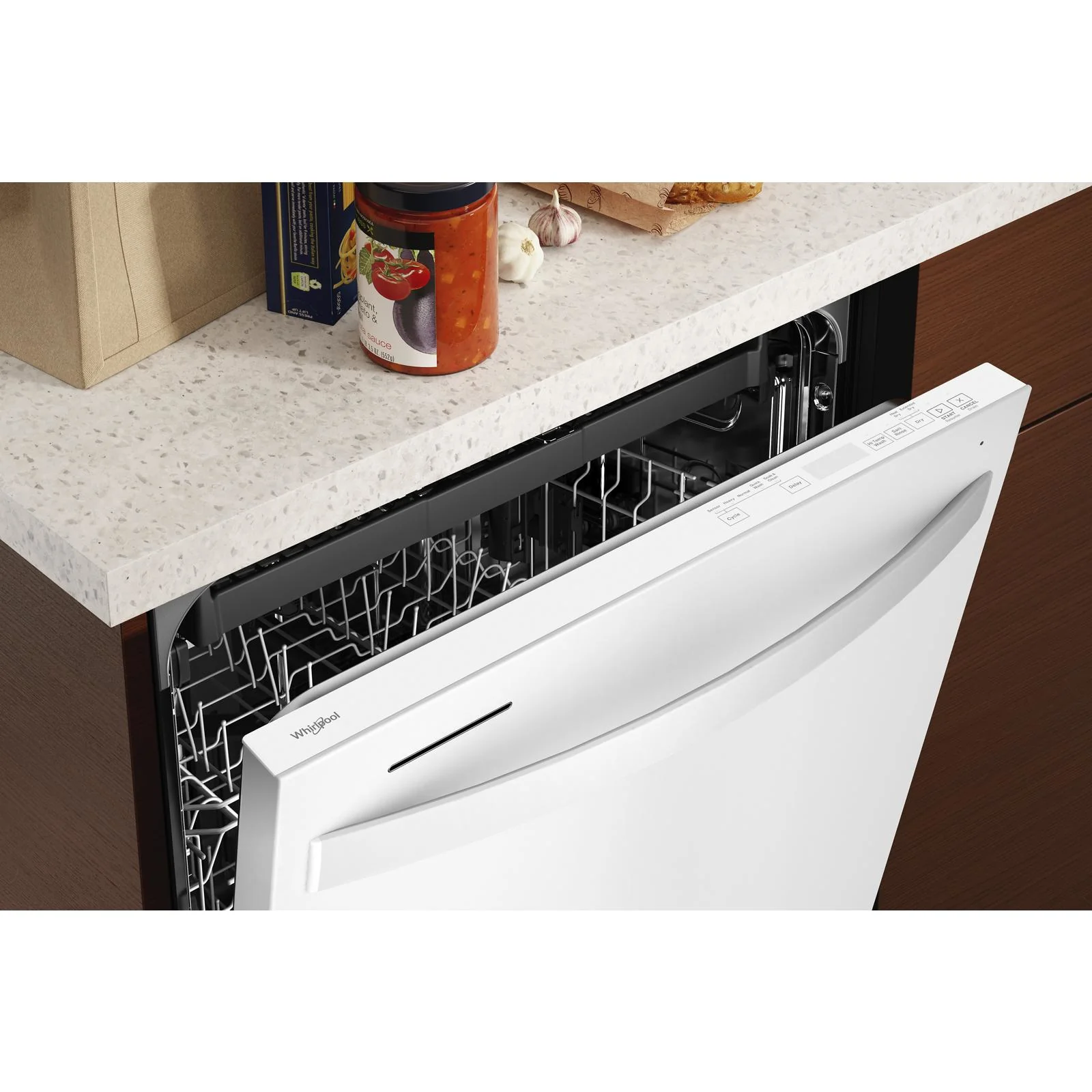 Whirlpool 24" White Large Capacity Dishwasher with 3rd Rack (47 dBA) - WDT750SAKW - Image 8