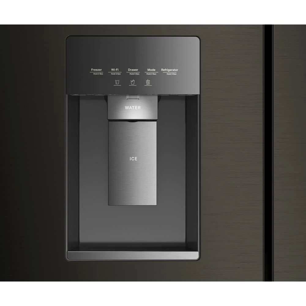 Whirlpool 36" 22.0 Cu. Ft. Black Stainless Steel Counter-Depth 4-Door French Door Refrigerator – WRMC7036RV - Image 9