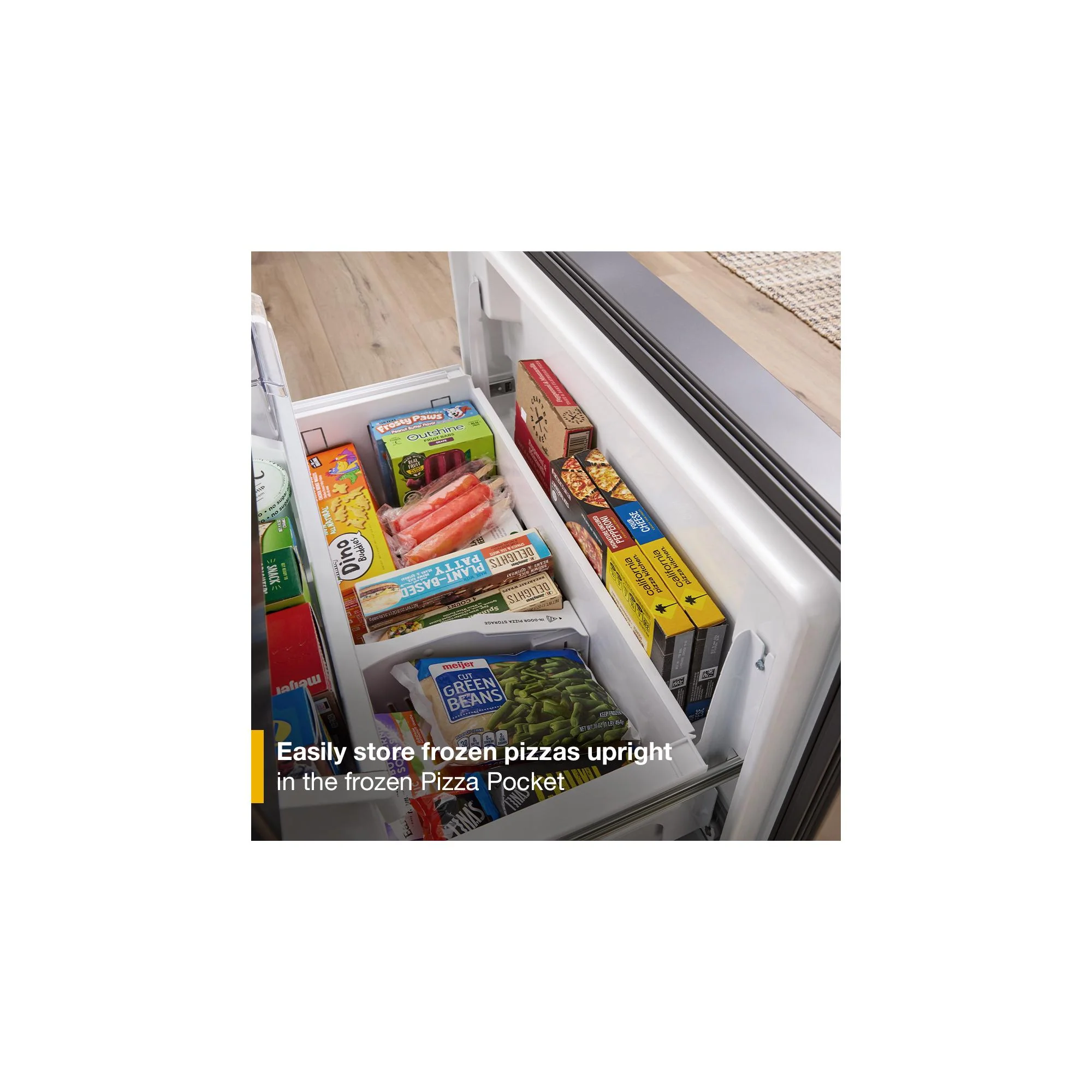 Whirlpool 36" 22.0 Cu. Ft. Fingerprint-Resistant Stainless Steel Counter-Depth 4-Door French Door Refrigerator – WRMC7036RZ - Image 9