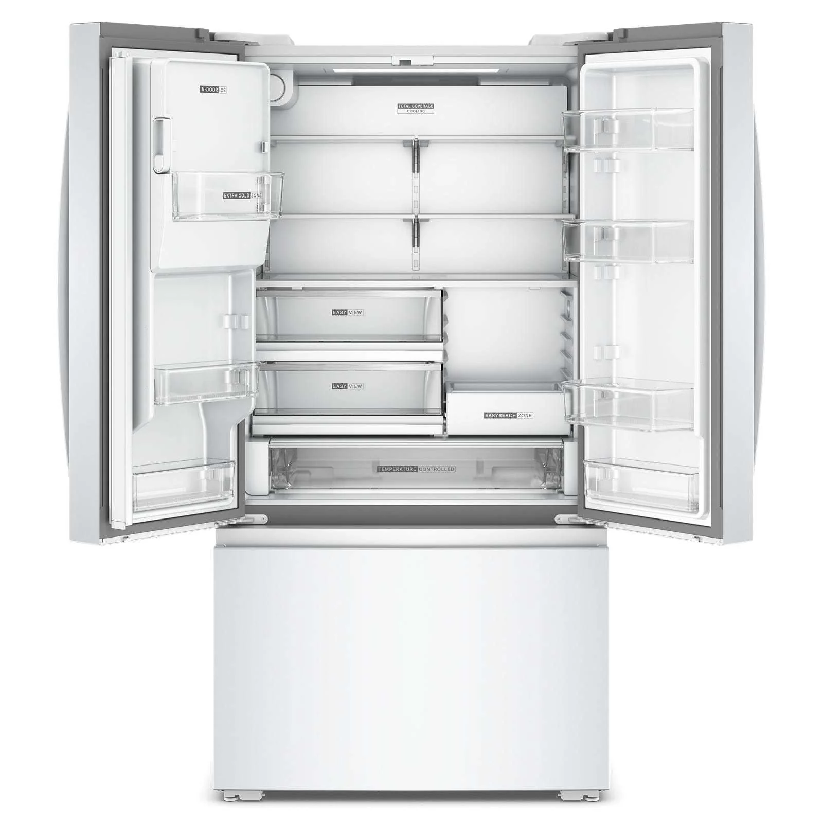 Whirlpool 36" 23 Cu. Ft. White French Door Refrigerator - WRFC5036RW - Image 3
