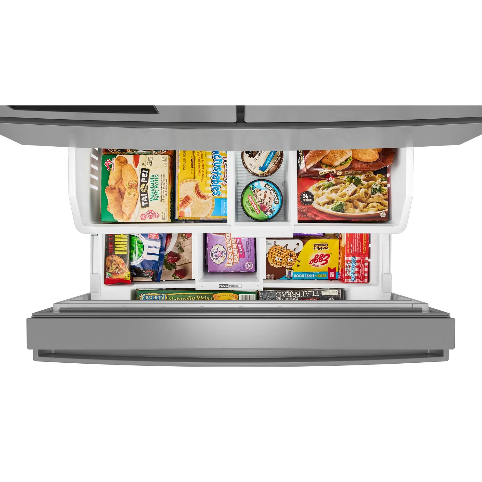 Whirlpool 36" 29 Cu. Ft. Fingerprint-Resistant Stainless Steel French Door Refrigerator - WRMF3536SZ - Image 11