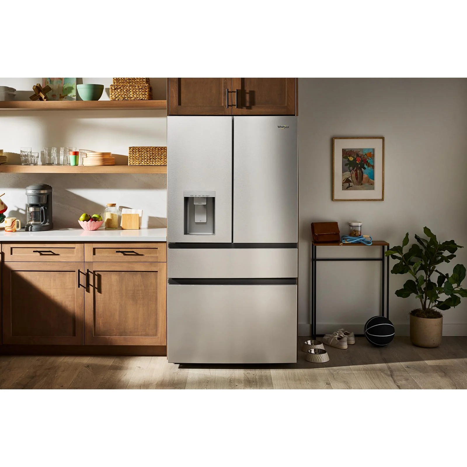 Whirlpool 36" 29 Cu. Ft. Fingerprint-Resistant Stainless Steel French Door Refrigerator - WRMF3536SZ - Image 2