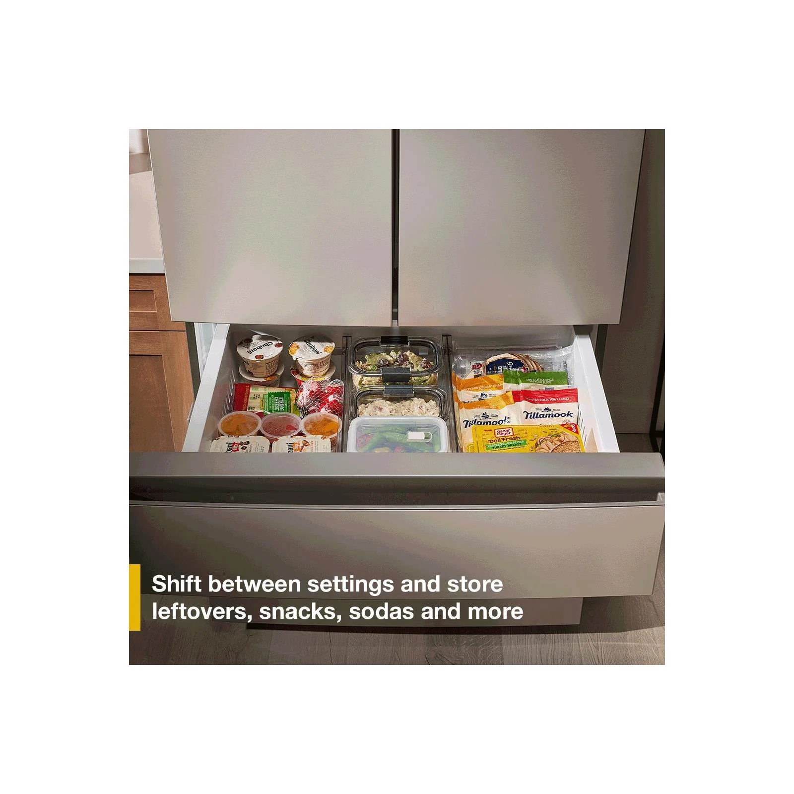 Whirlpool 36" 30 Cu. Ft. Print Resist Black Stainless Steel French Door Refrigerator - WRMF3336SV - Image 14
