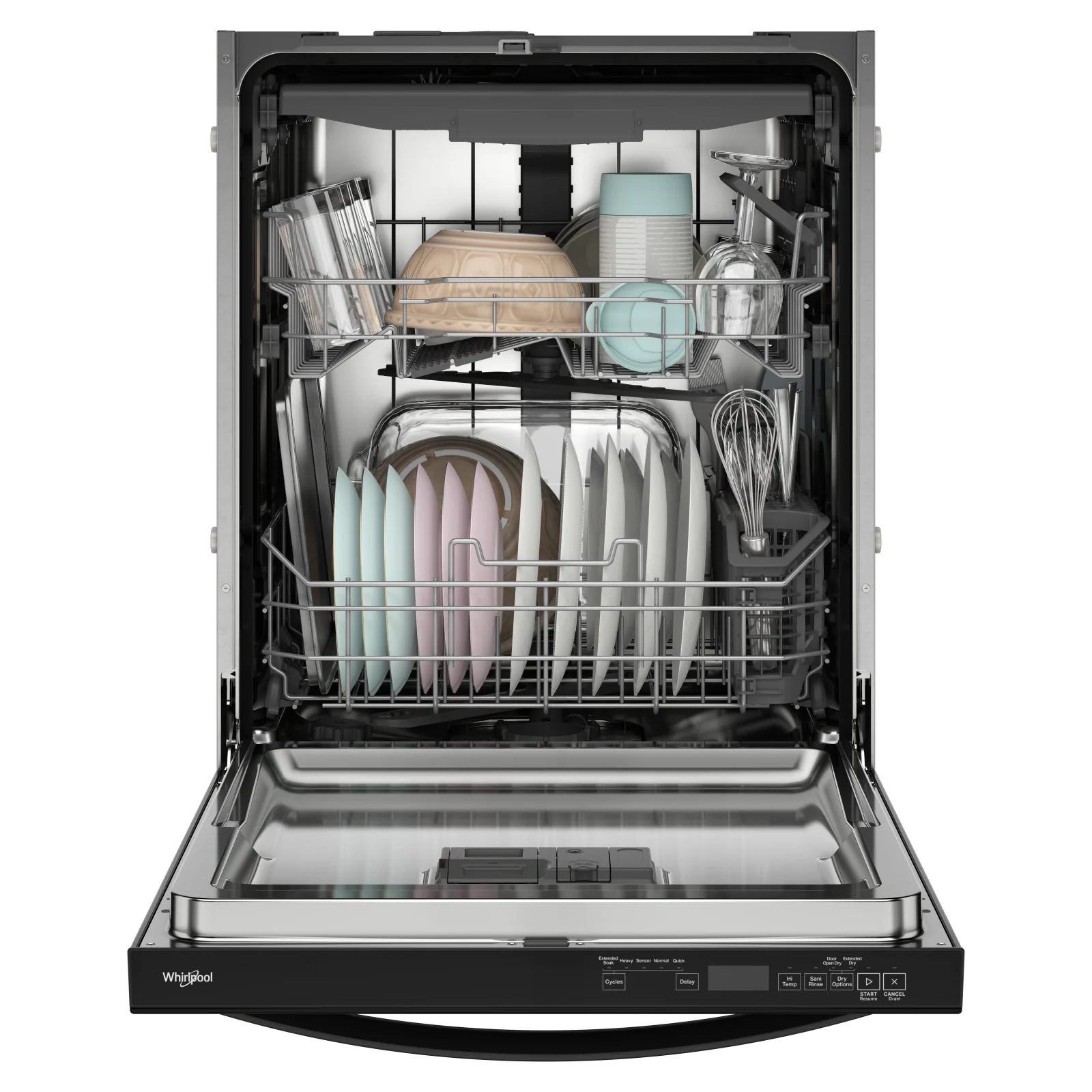 Whirlpool Black 24" Dishwasher (44 dBA) - WDT550SAPB - Image 3