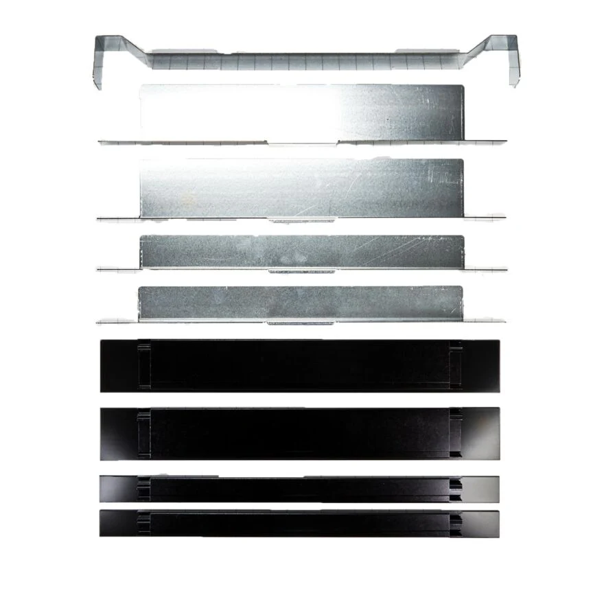 Whirlpool Black Built-In Single Oven Side Trim Cover Kit - W11312047 - Image 2